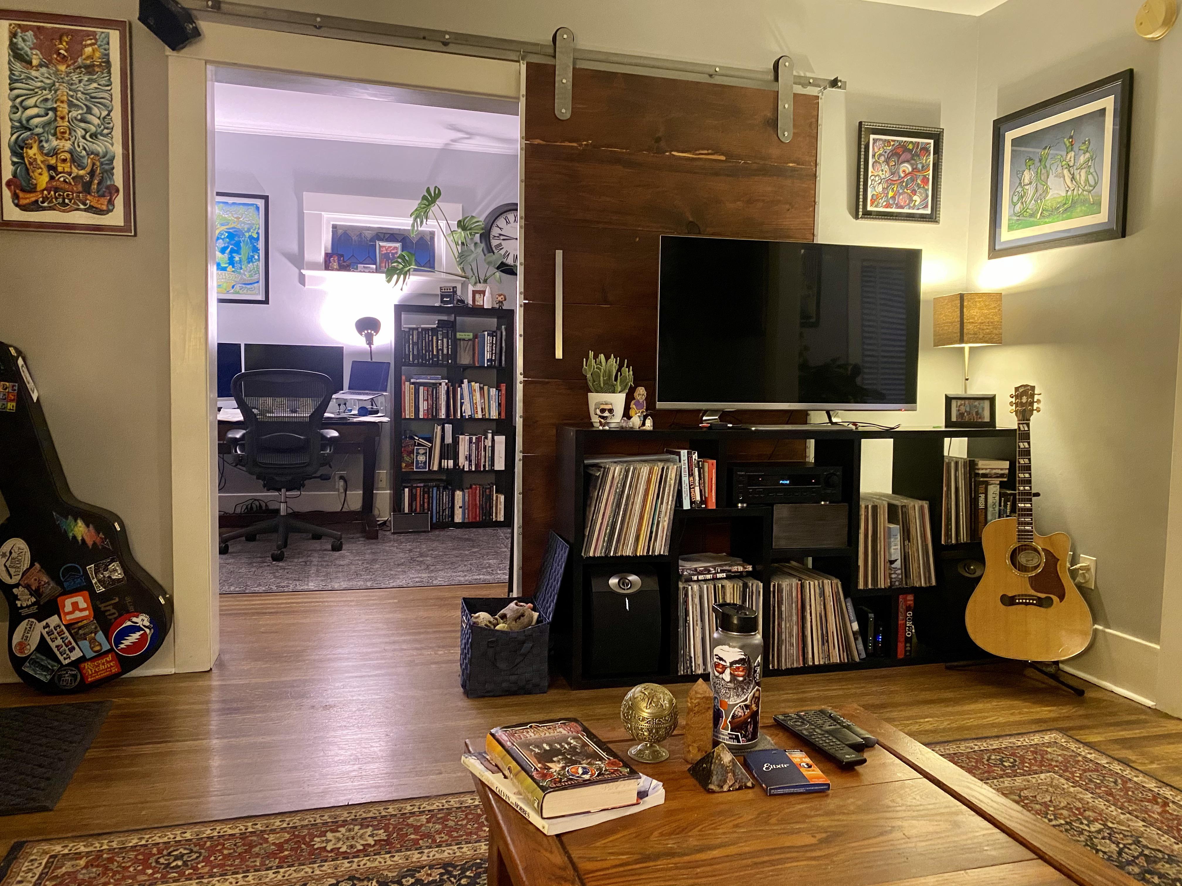 My Living Room and Office View from the Couch r/CozyPlaces