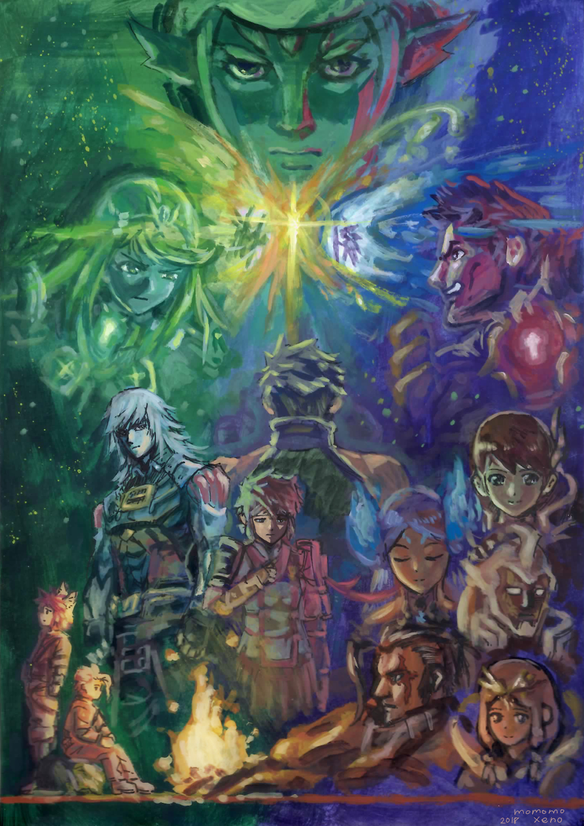 Xenoblade 2The Aegis War (amazing Xenoblade 2 fanart by momomoxeno) Xenoblade_Chronicles