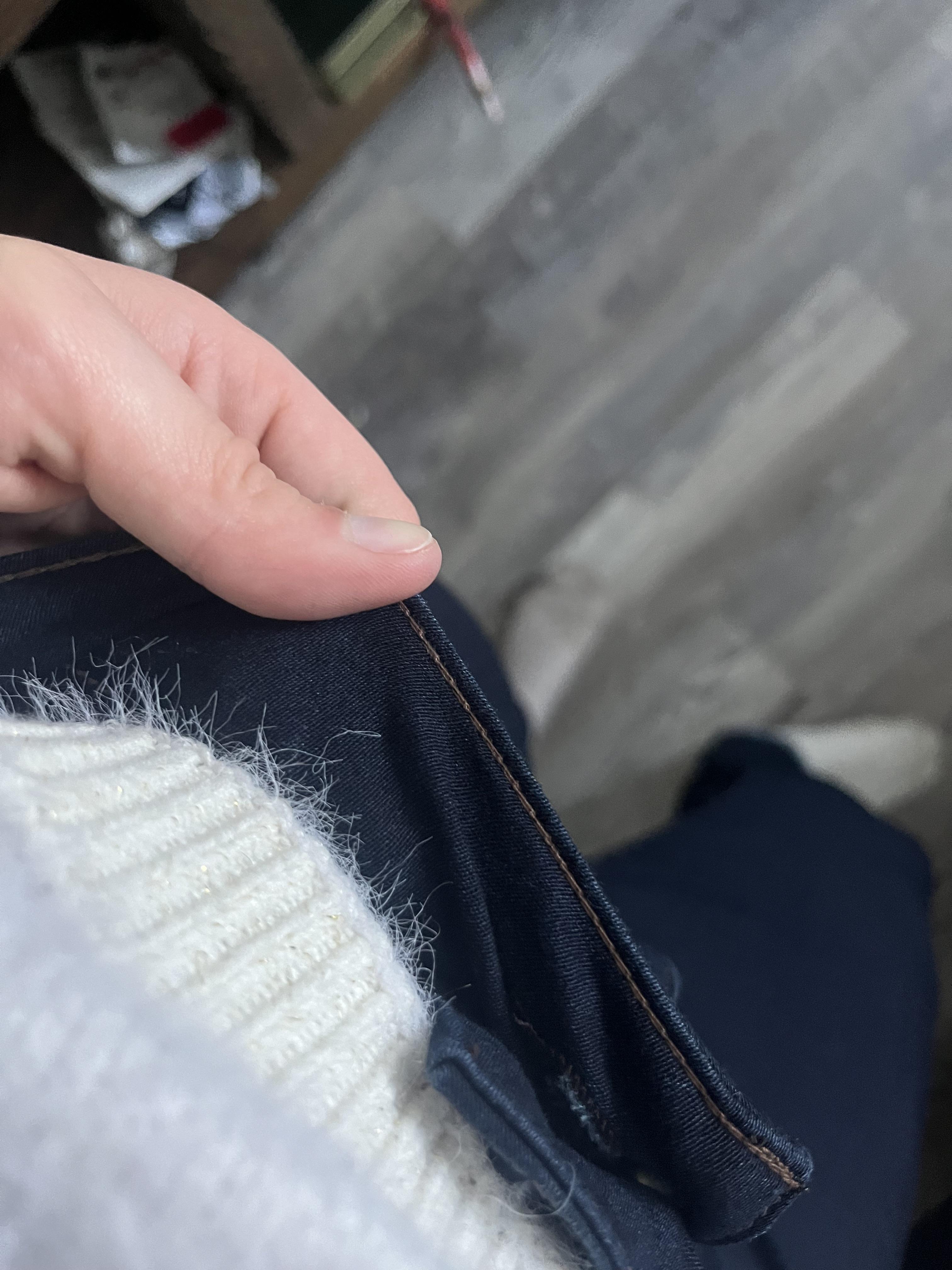 How to fix incredibly itchy pants r/sewing