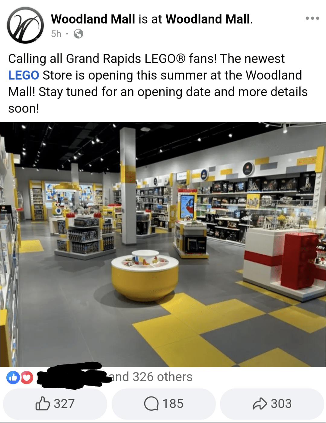 New Lego Store announced at Woodland Mall, Grand Rapids r/Michigan