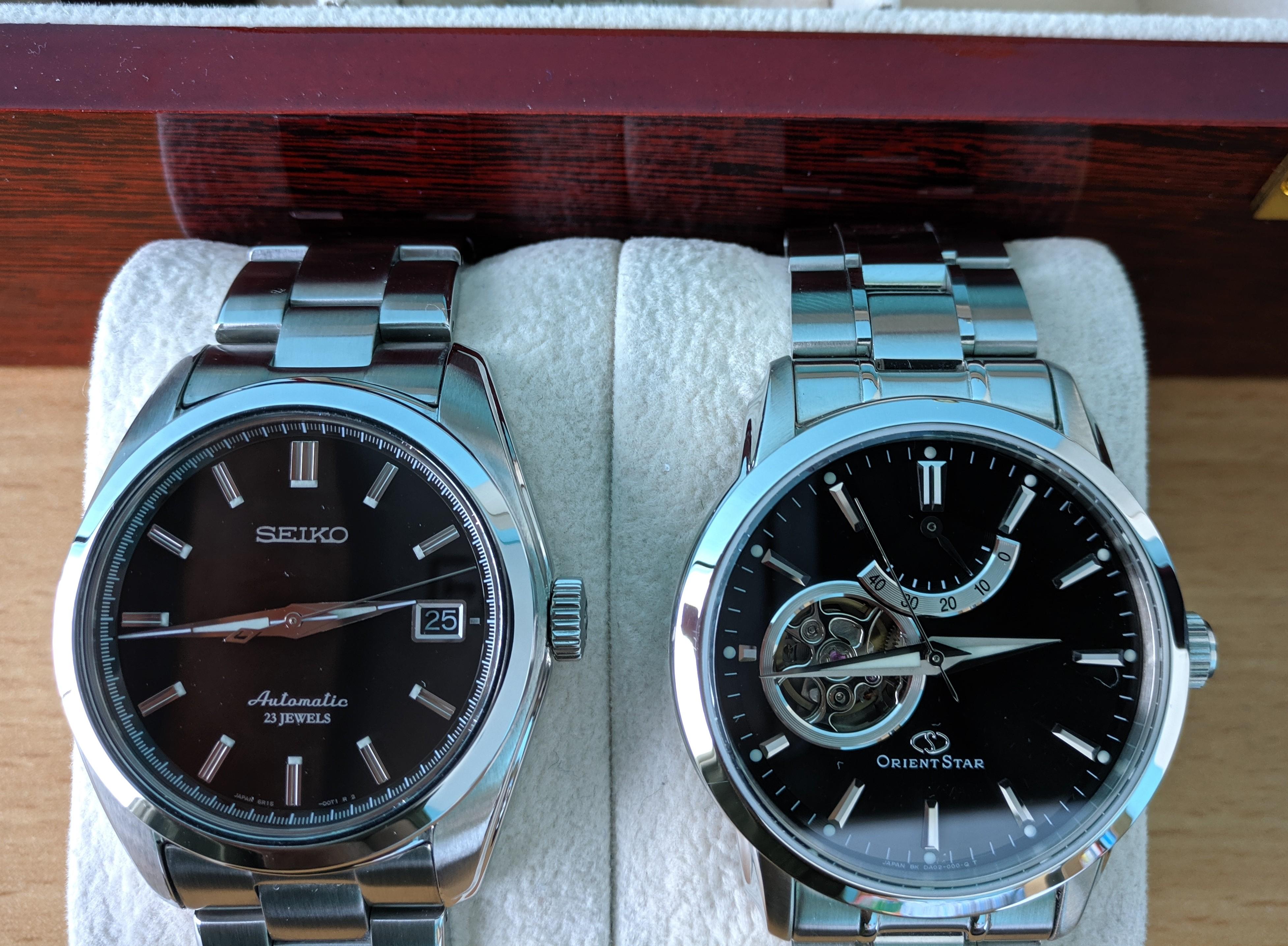 Seiko sarb 033 vs Orient Star DA02002B Which one do you prefer? r/JapaneseWatches