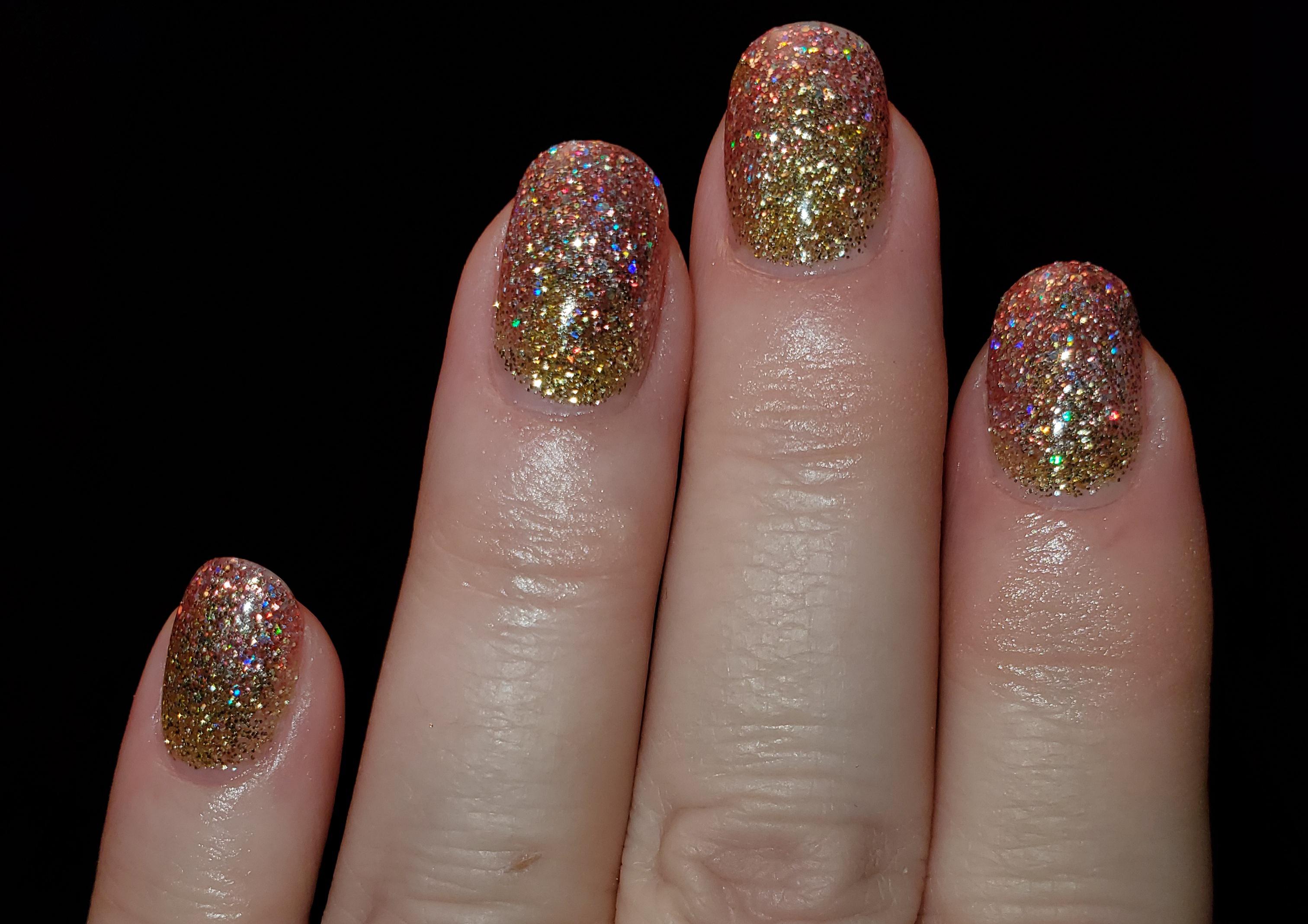 44+ Rose Gold Glitter Ombre Dip Nails Murninara