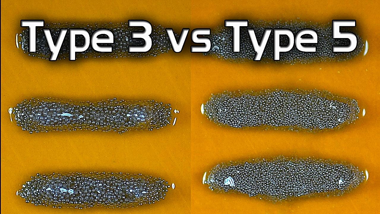 Type 3 vs Type 5 Solder Paste Under a Microscope r/electronics