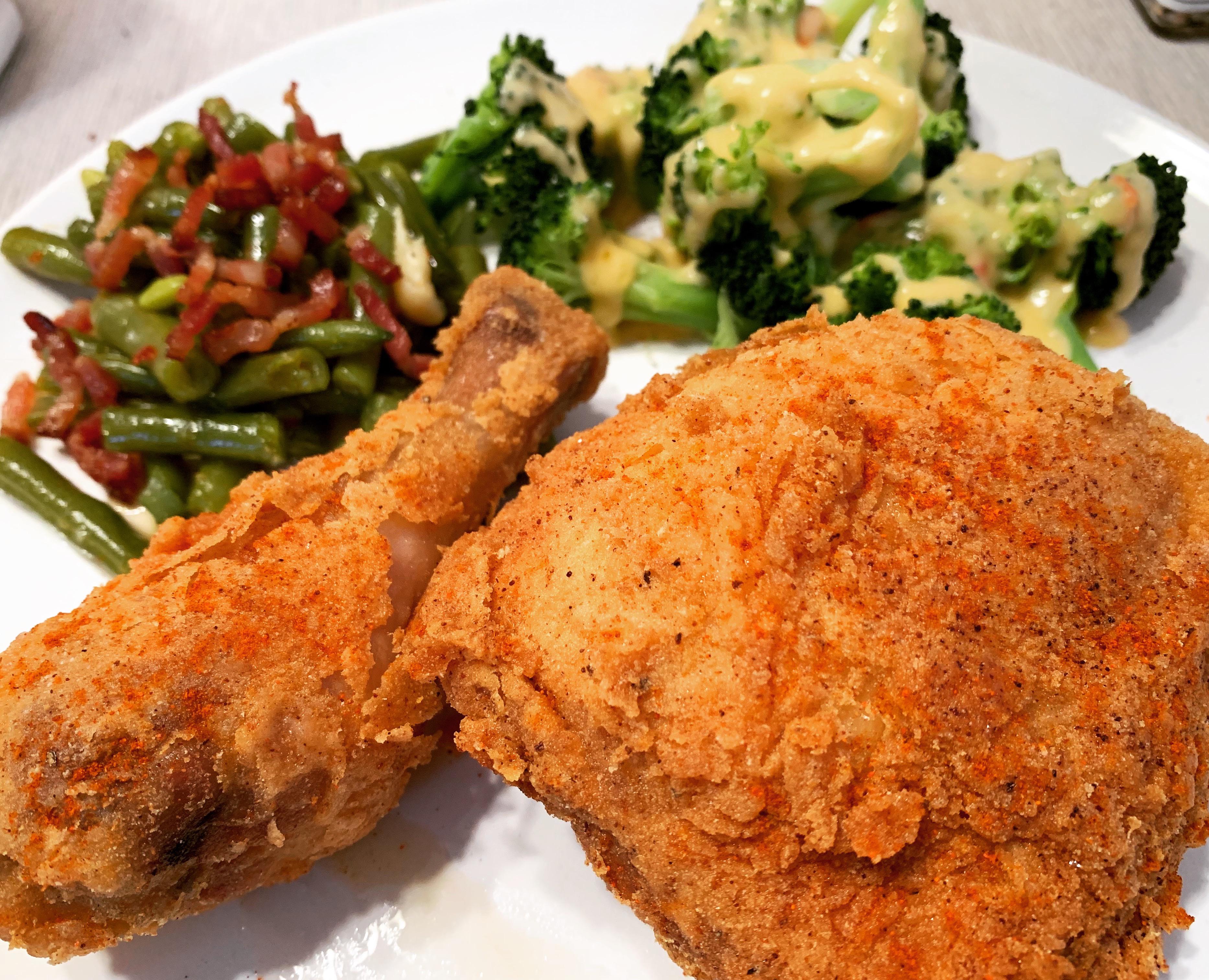 Nearly 0 net carbs fried chicken r/ketorecipes