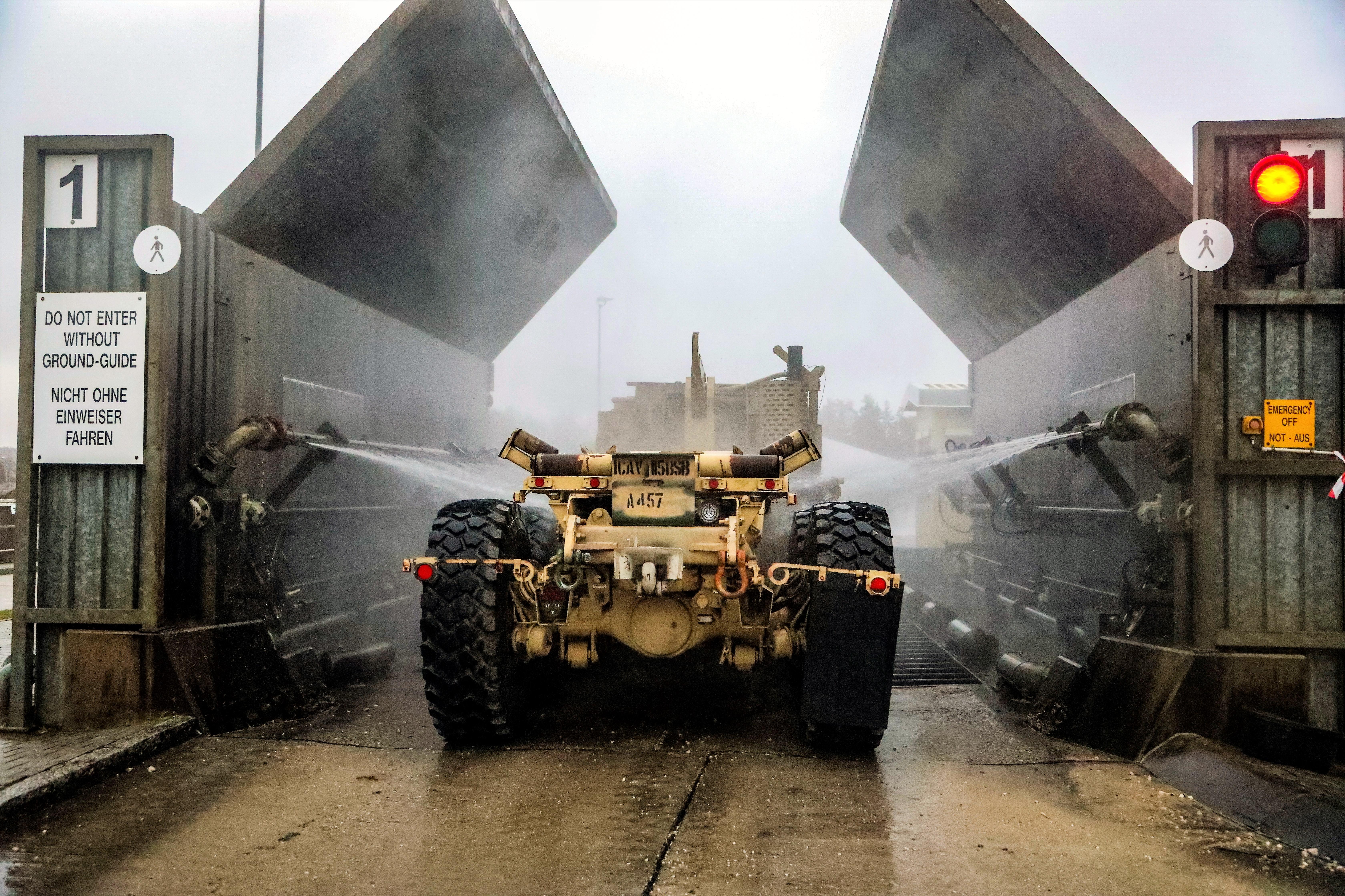 Getting that Atlantic Spray car wash in Germany during NATO Atlantic