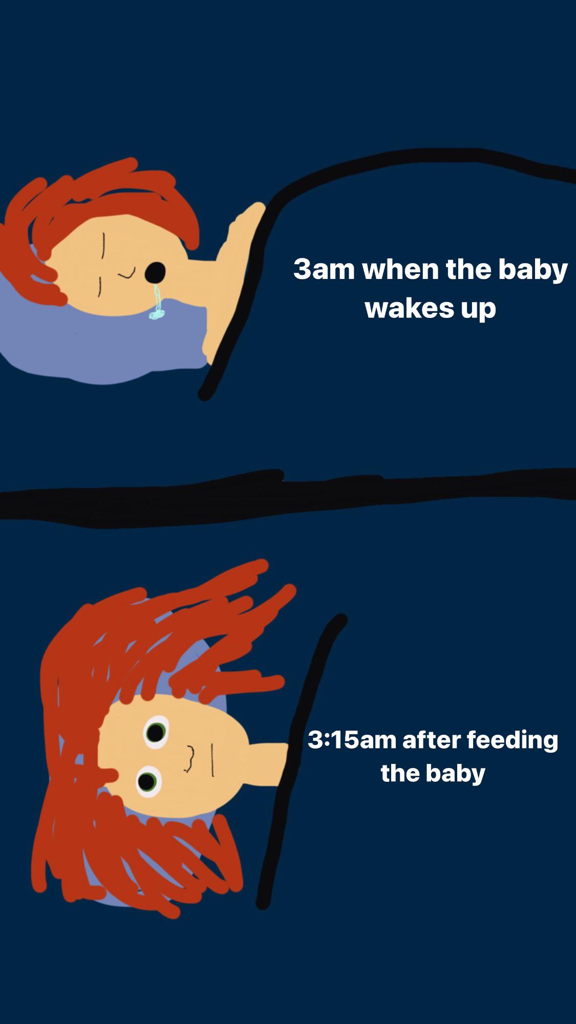 Anyone else have this happen when nursing at night? r/breastfeeding