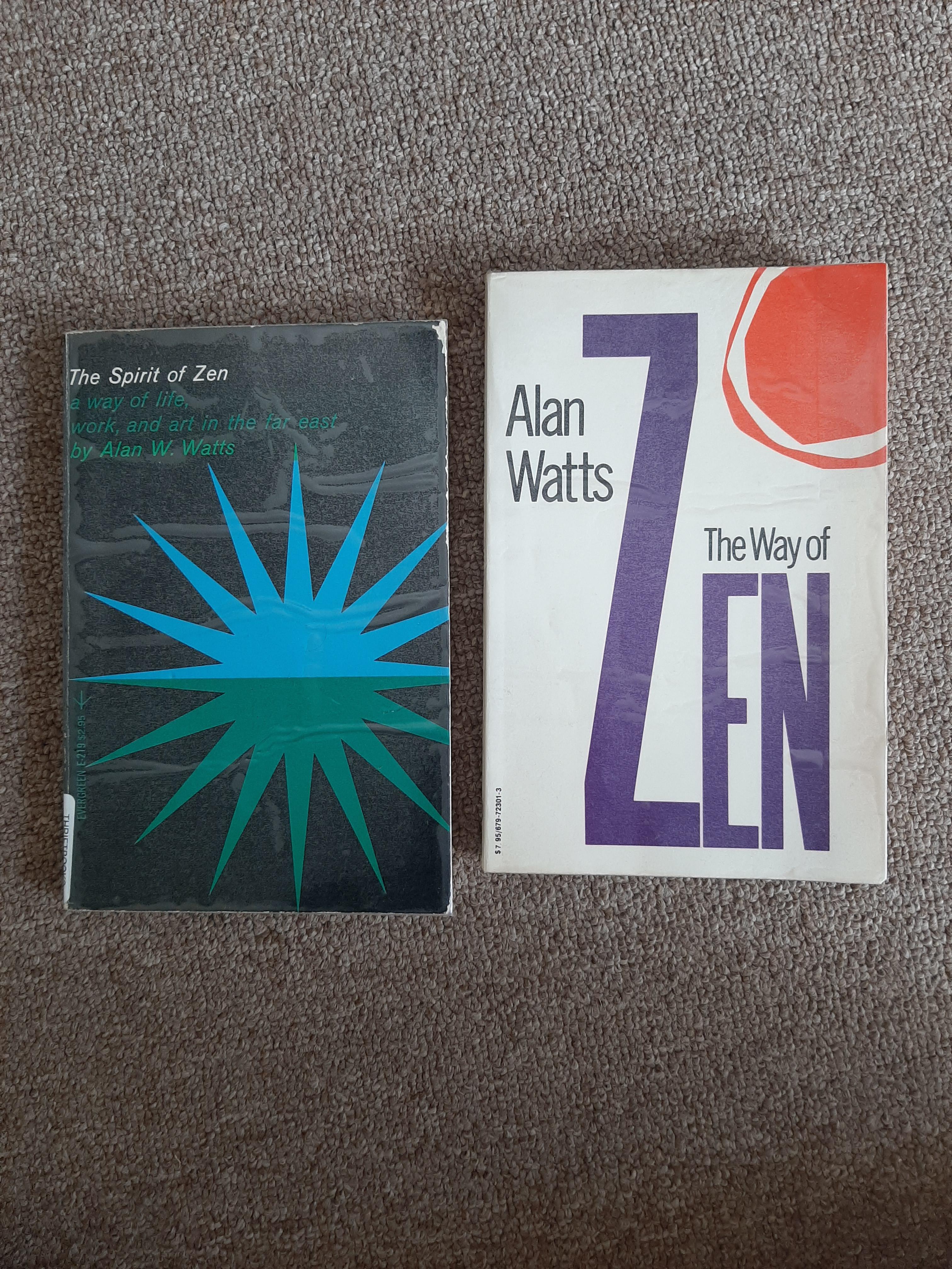 Alan Watts' books on zen are some of the most profound works I've ever