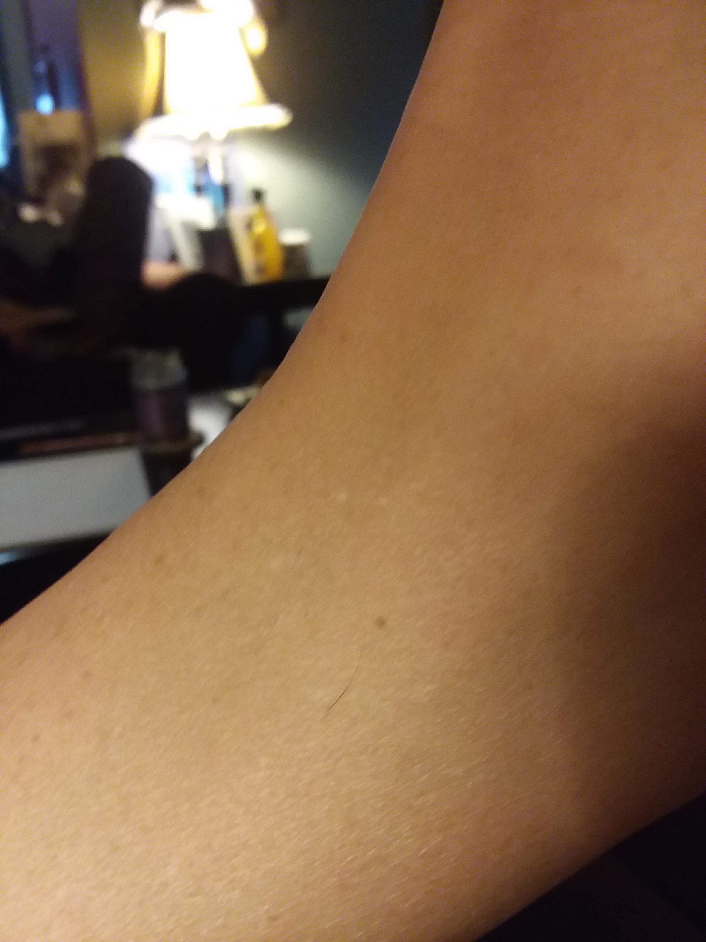 This single hair I miss everytime I shave my legs near my ankles r