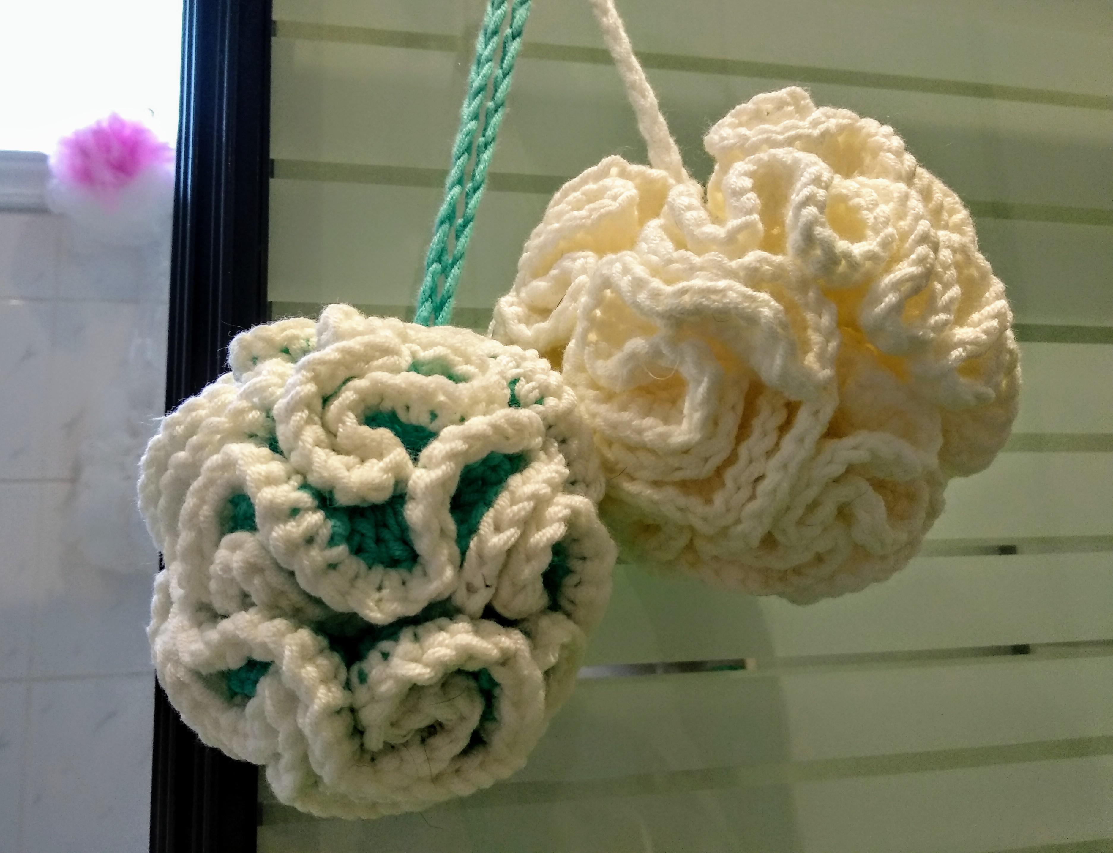 I made washable loofahs! So. Many. Stitches. r/crochet