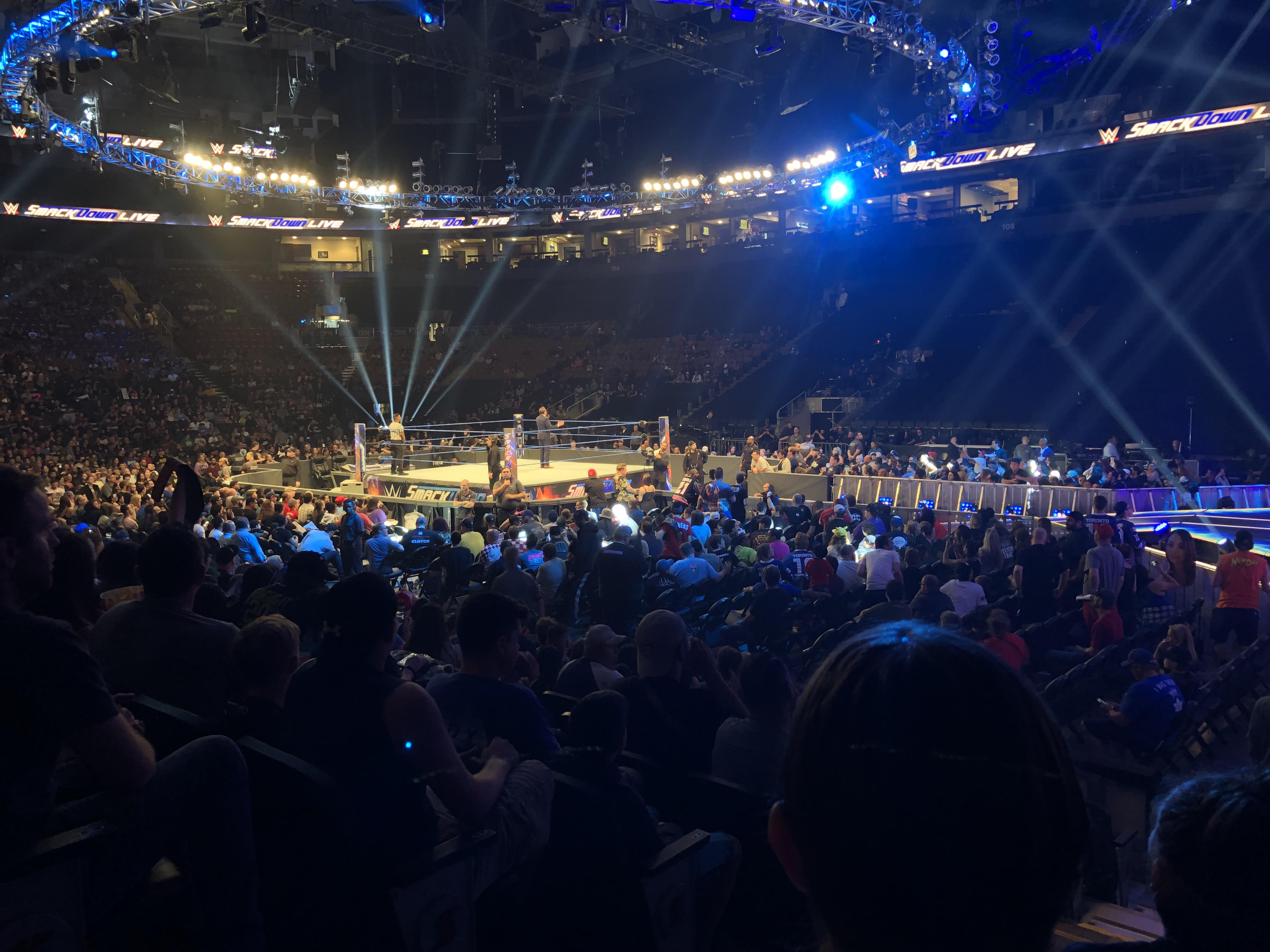 Smackdown seats Toronto r/WWE