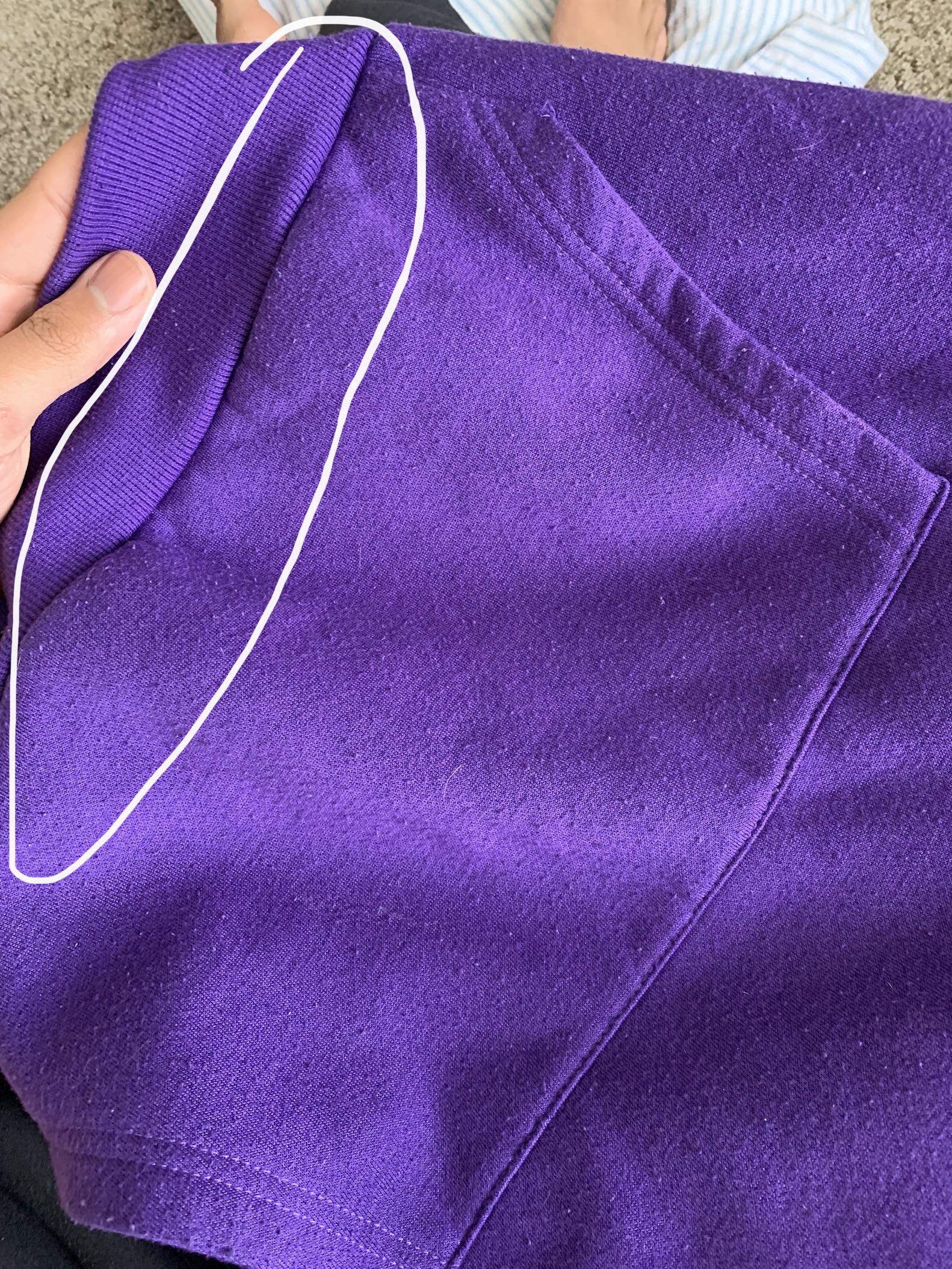 Does anyone have any idea on how to cut the pocket off of a hoodie, and