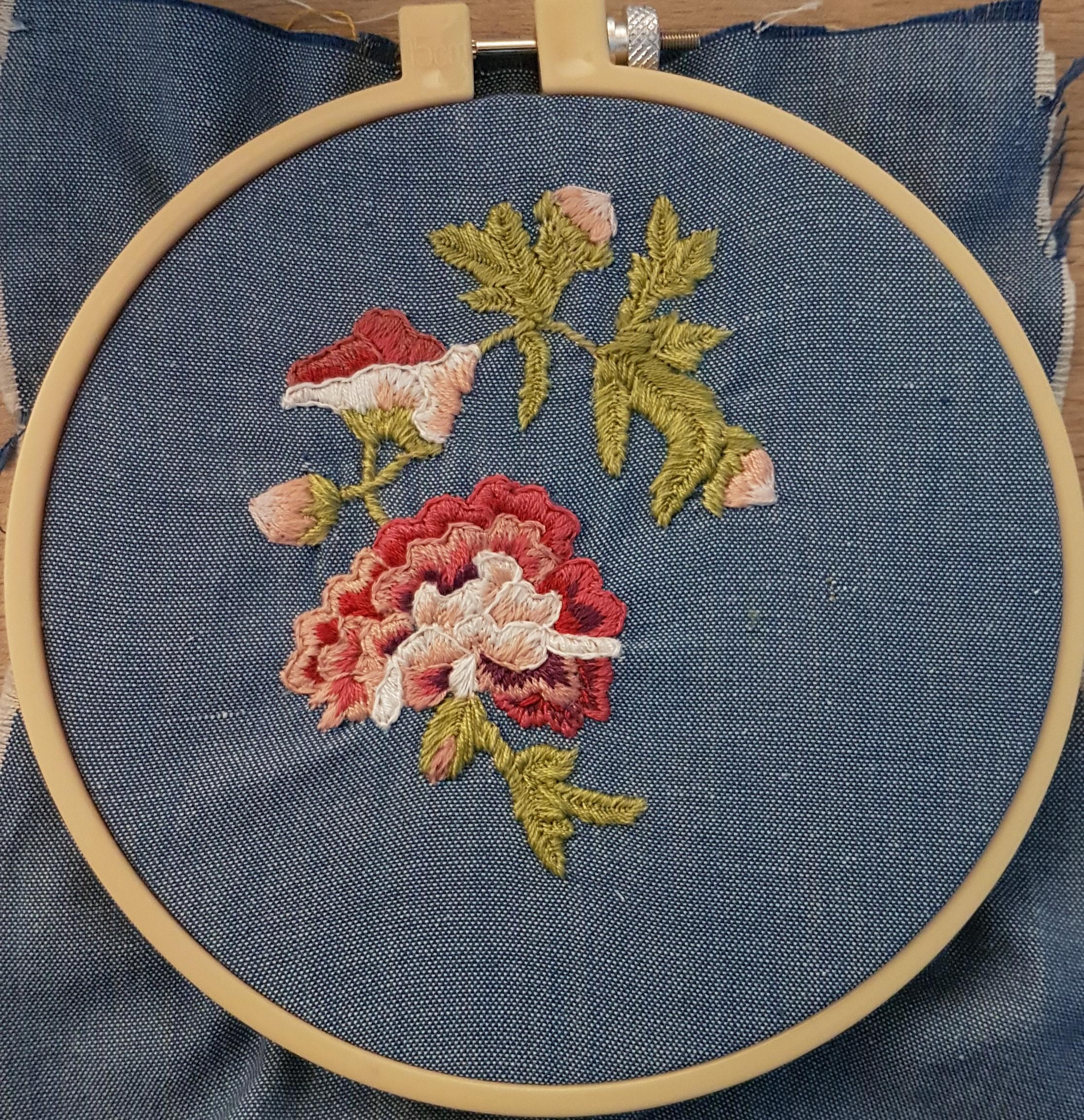 An attempt at korean embroidery r/Embroidery