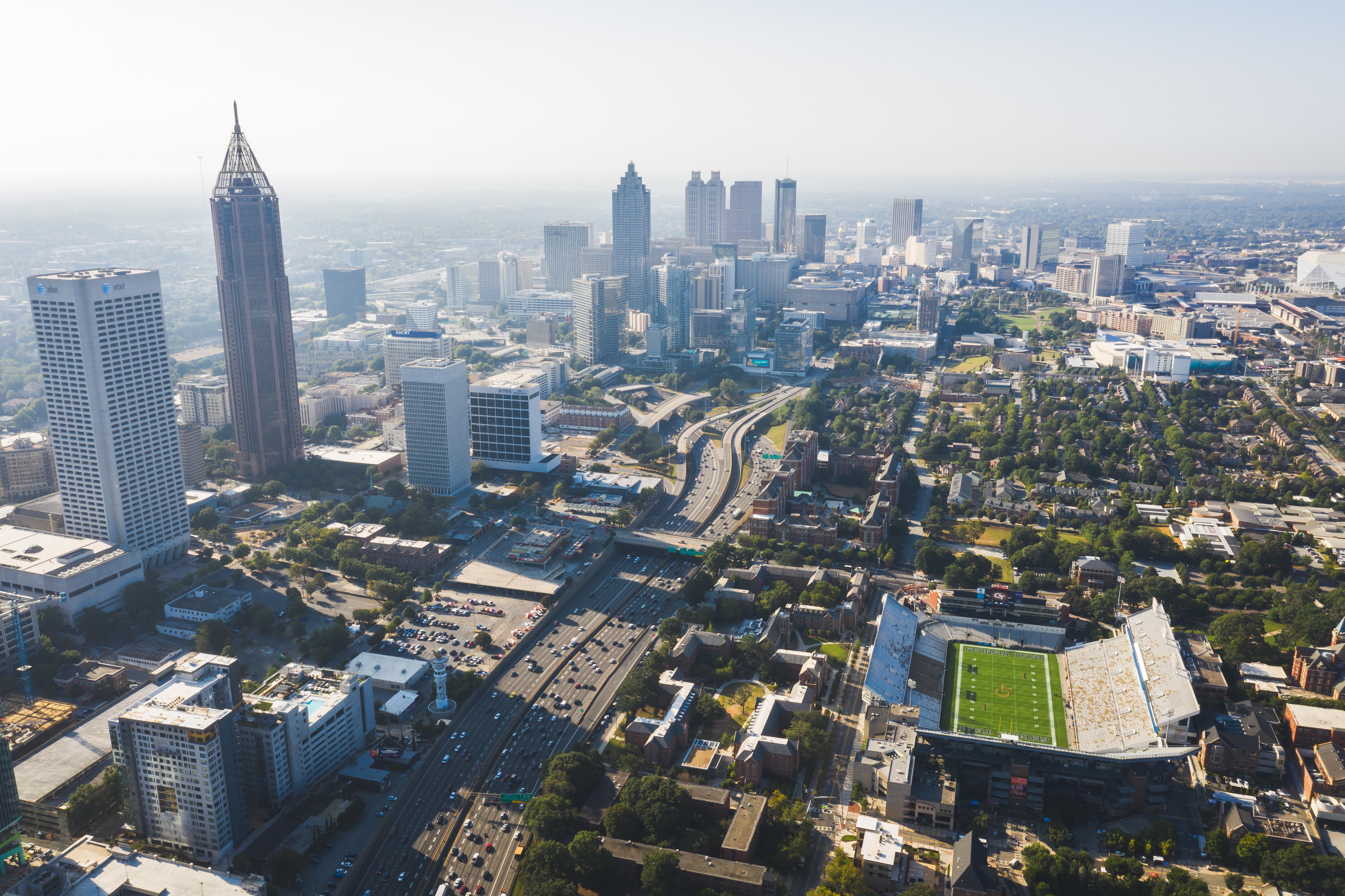 Took a snap looking towards downtown a few days ago! r/Atlanta