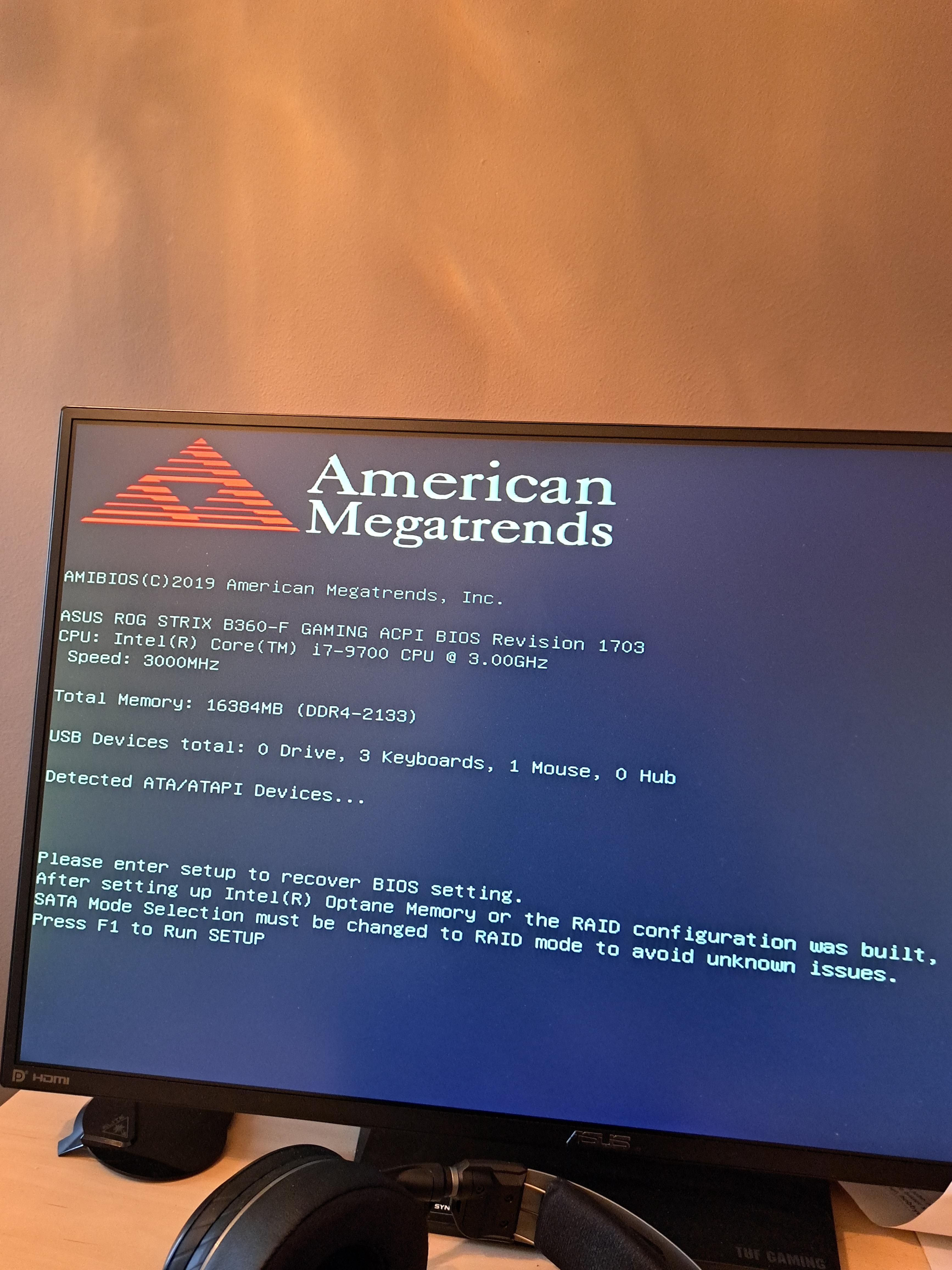 How to change from ahci to raid mode r/pchelp
