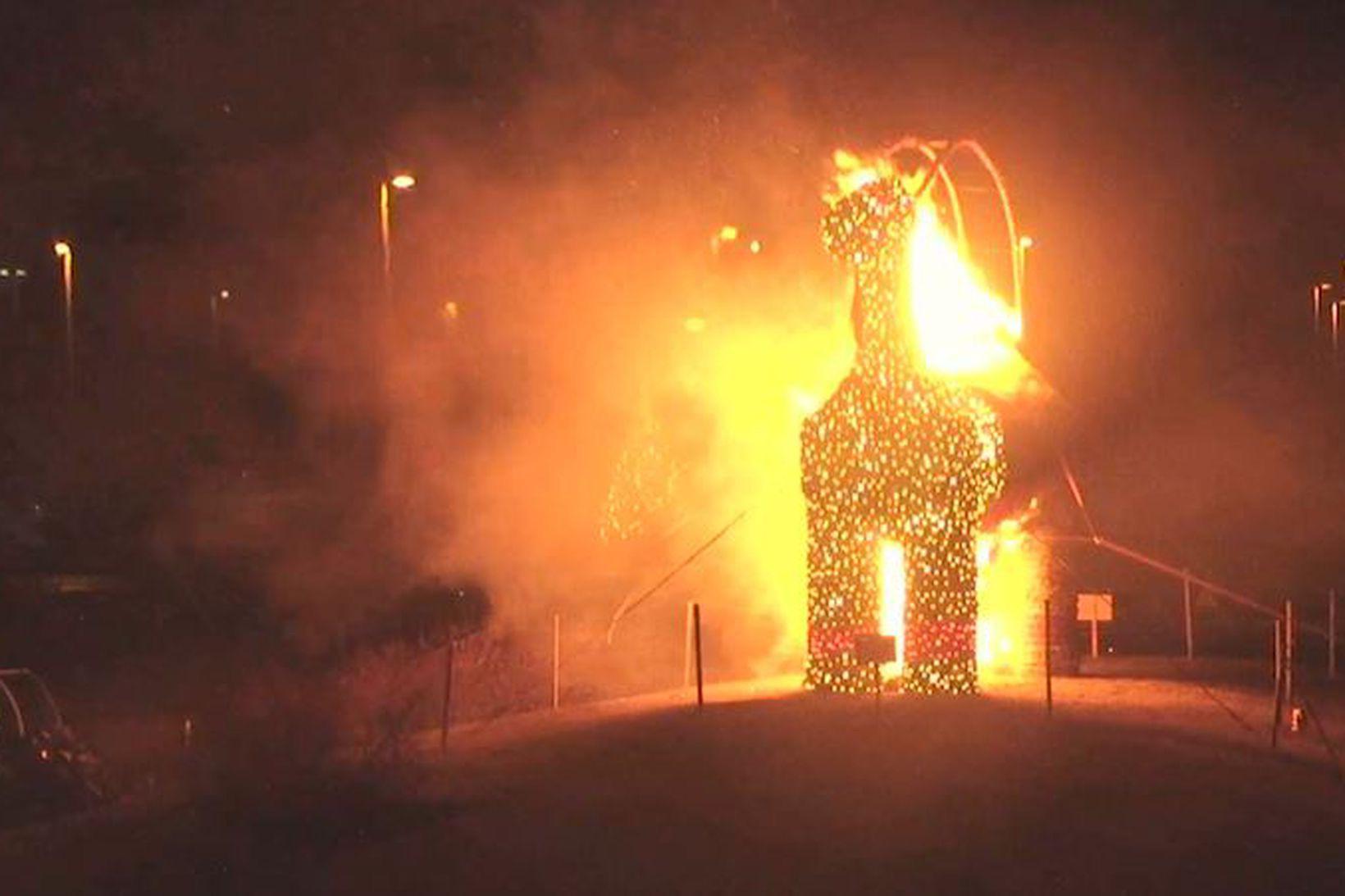 In Iceland we have our own Yule goat which is known as the IKEA goat