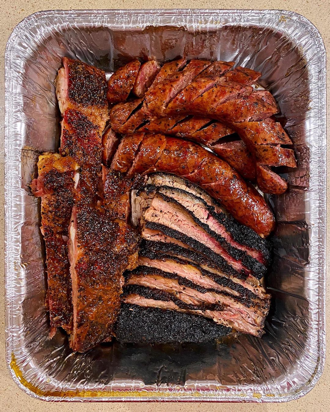 [OC] Terry Black's BBQ Brisket, Sausage, & Pork Ribs 🔥 r/austinfood