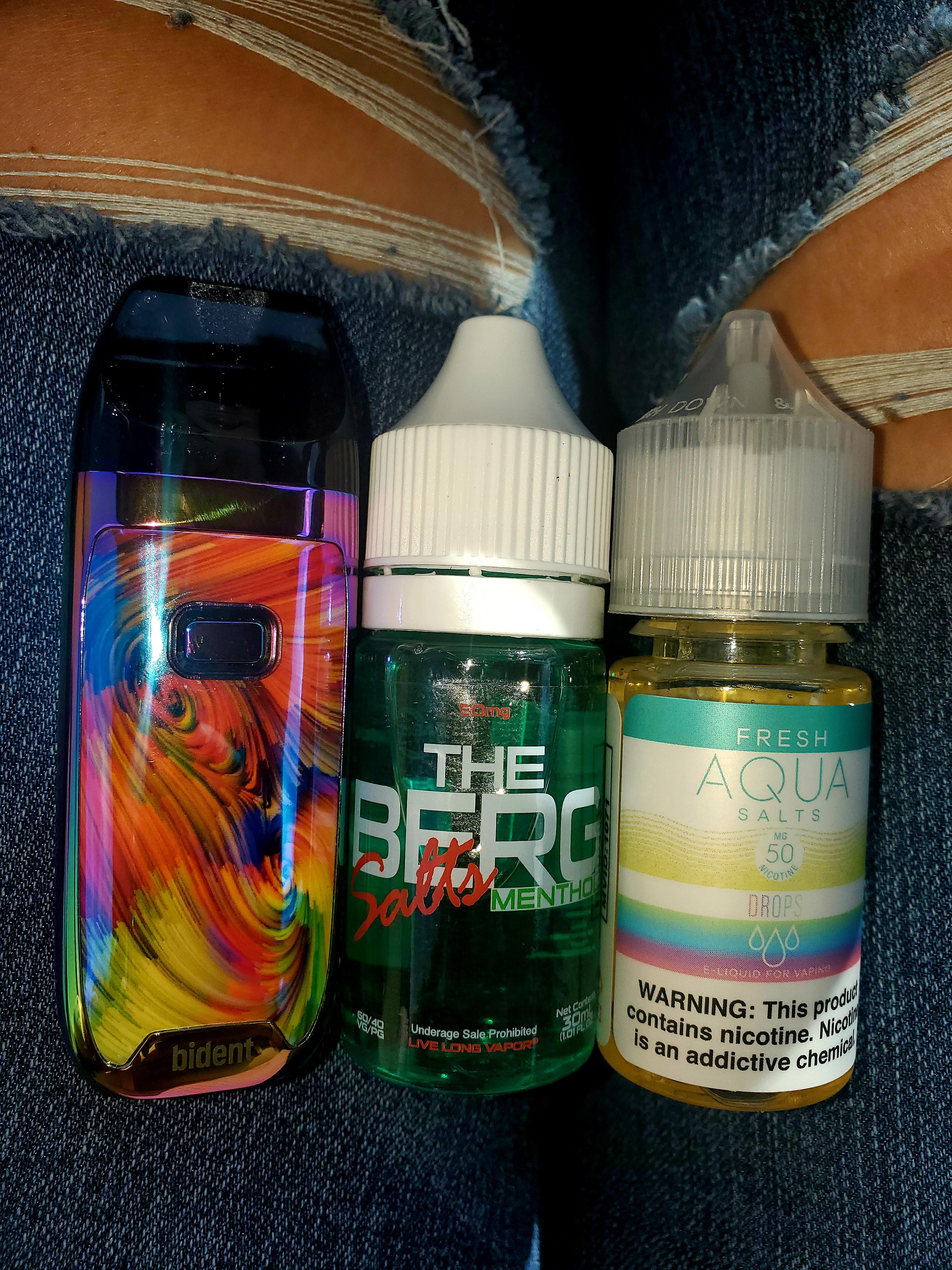 Since flavored vape pods have been banned, I finally got myself a vape