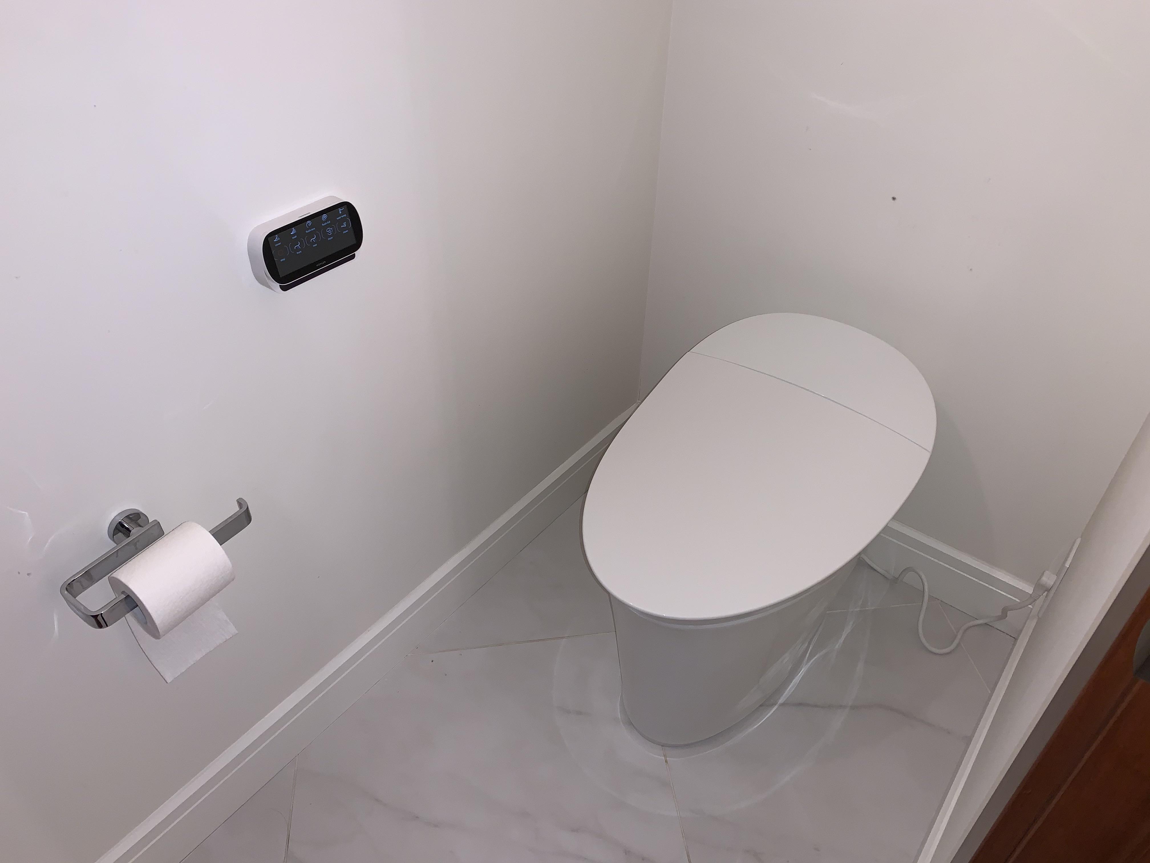 Just installed this 5000 Kohler toilet with Cleansing Seat. Heated
