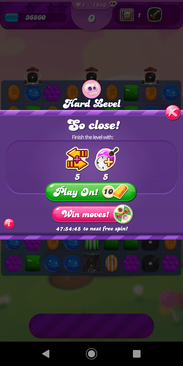 Rigged! Look at the bottom, green candies were supposed to hit the cake