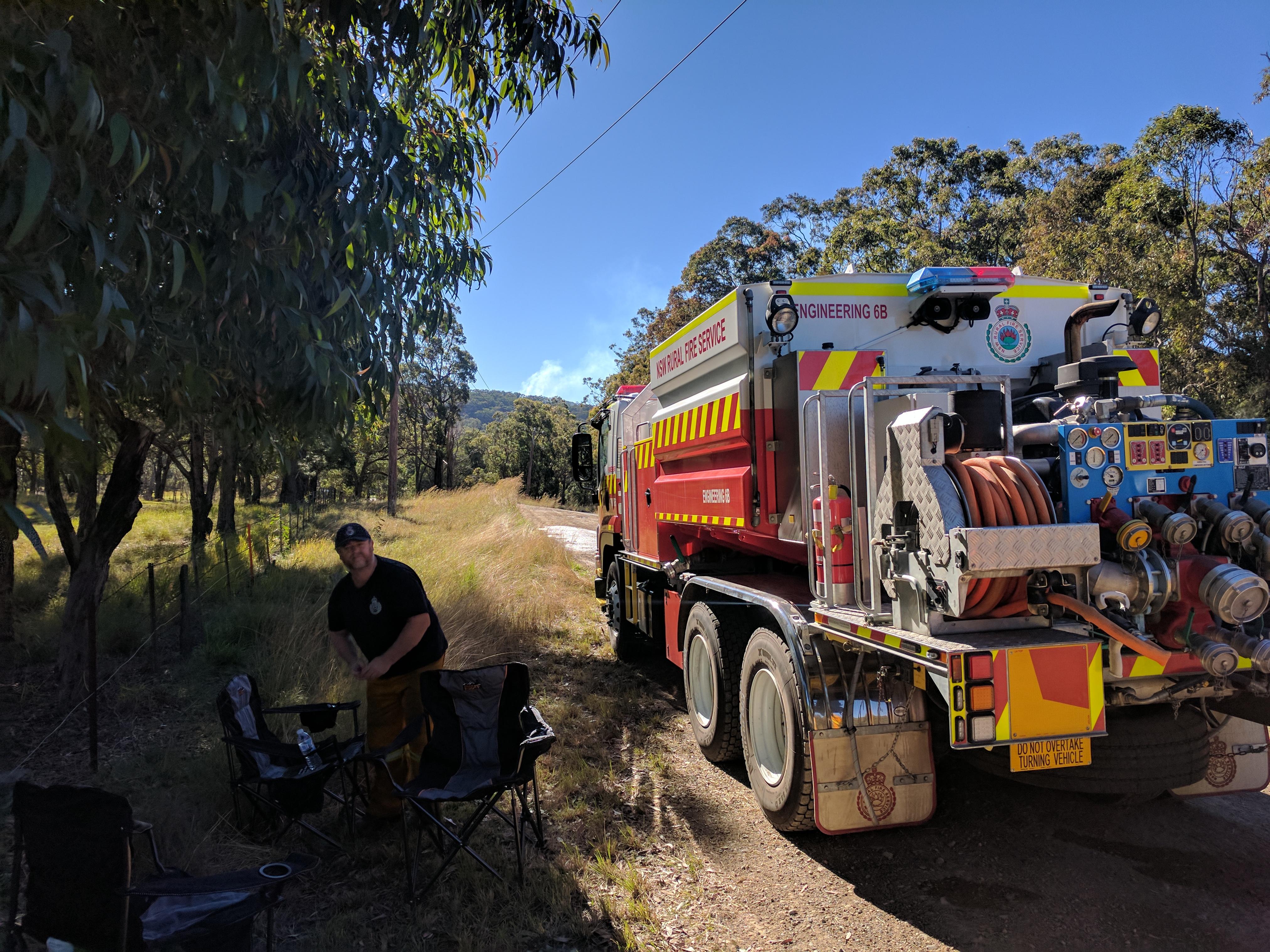 "Engineering 6B", the only CAFS Bulk Water Tanker in the NSW RFS r