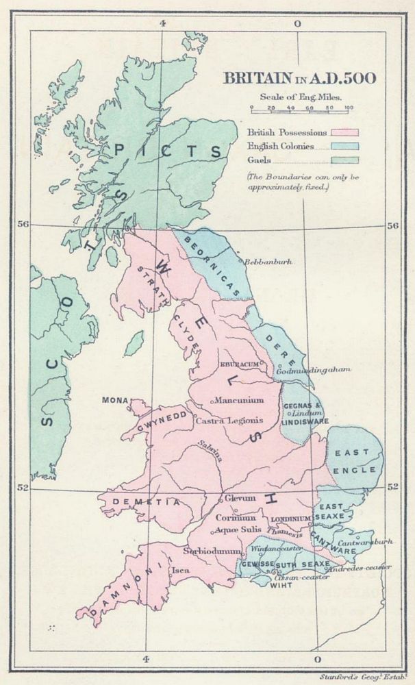 British isles 500AD r/Wales