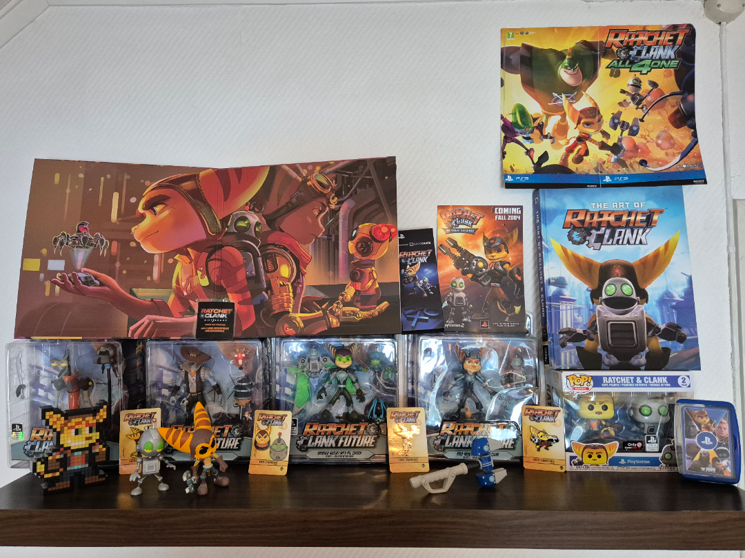 My current Ratchet & Clank merch collection. r/RatchetAndClank