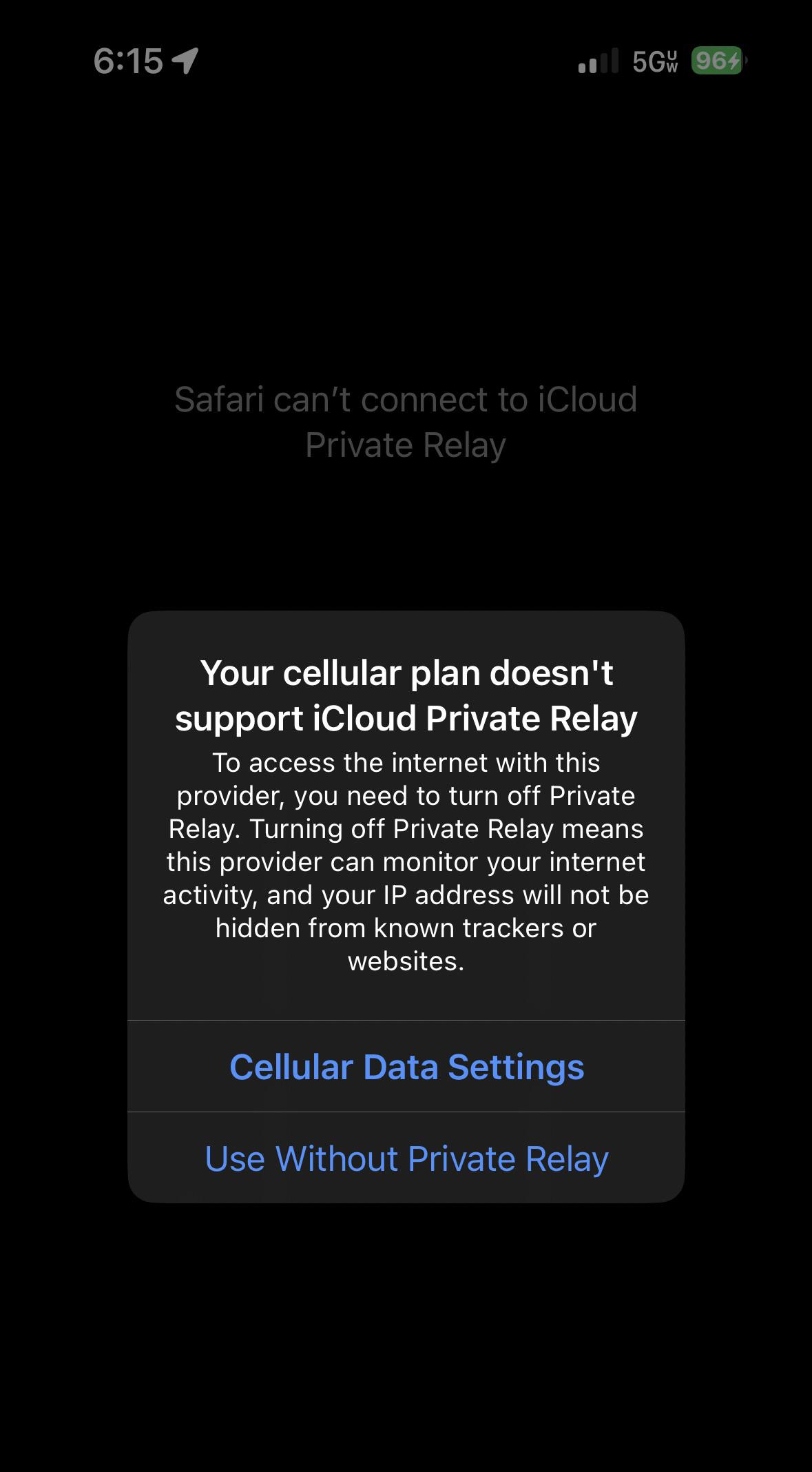 iCloud Private Relay Not Supported? r/Visible