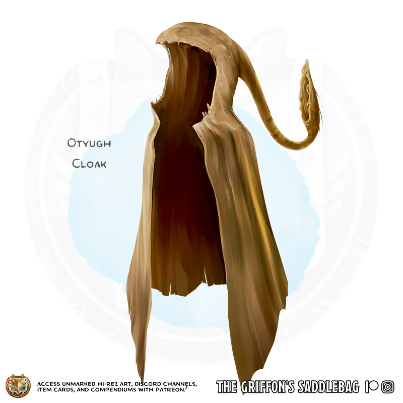 {The Griffon's Saddlebag} Otyugh Cloak Wondrous item r