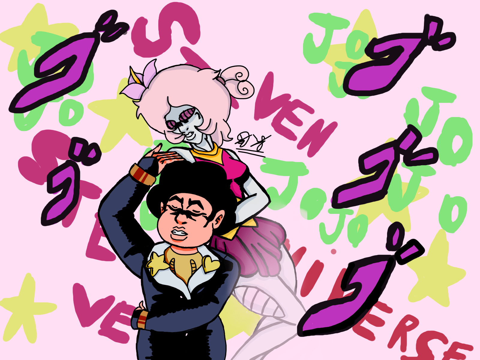 Steven Universe X Jojo's Bizarre Adventure [Spoilers