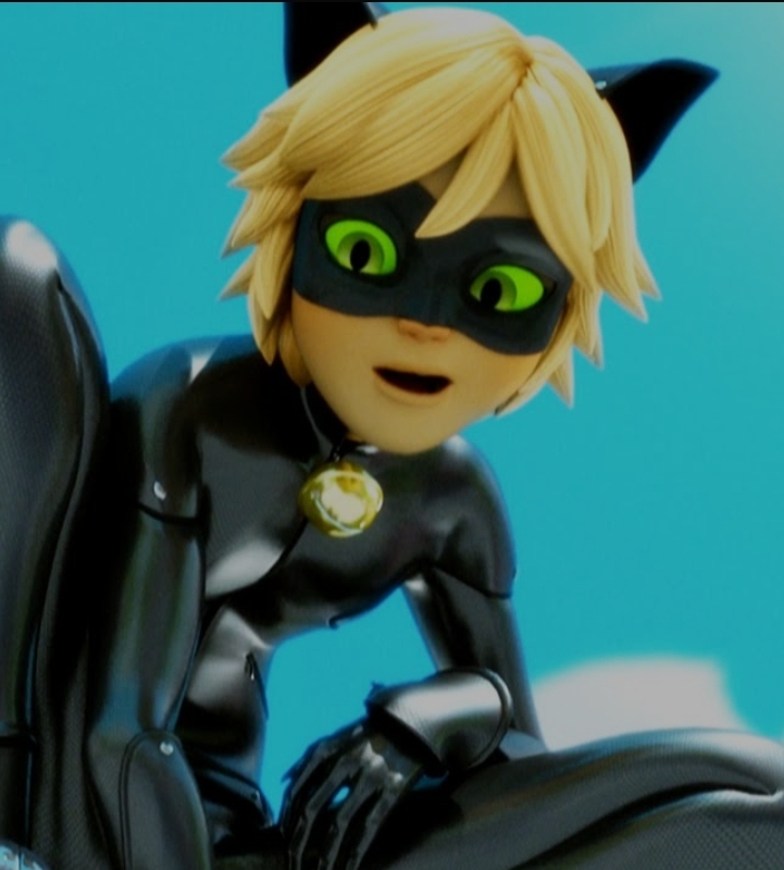 Anybody else think Adri I mean Cat Noir's hair looks like a bunch of