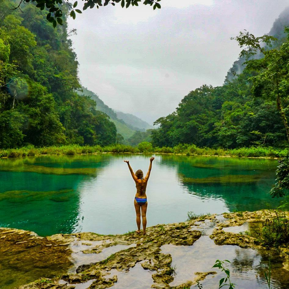 Here's a highlight of trip backpacking through Central America... Semuc