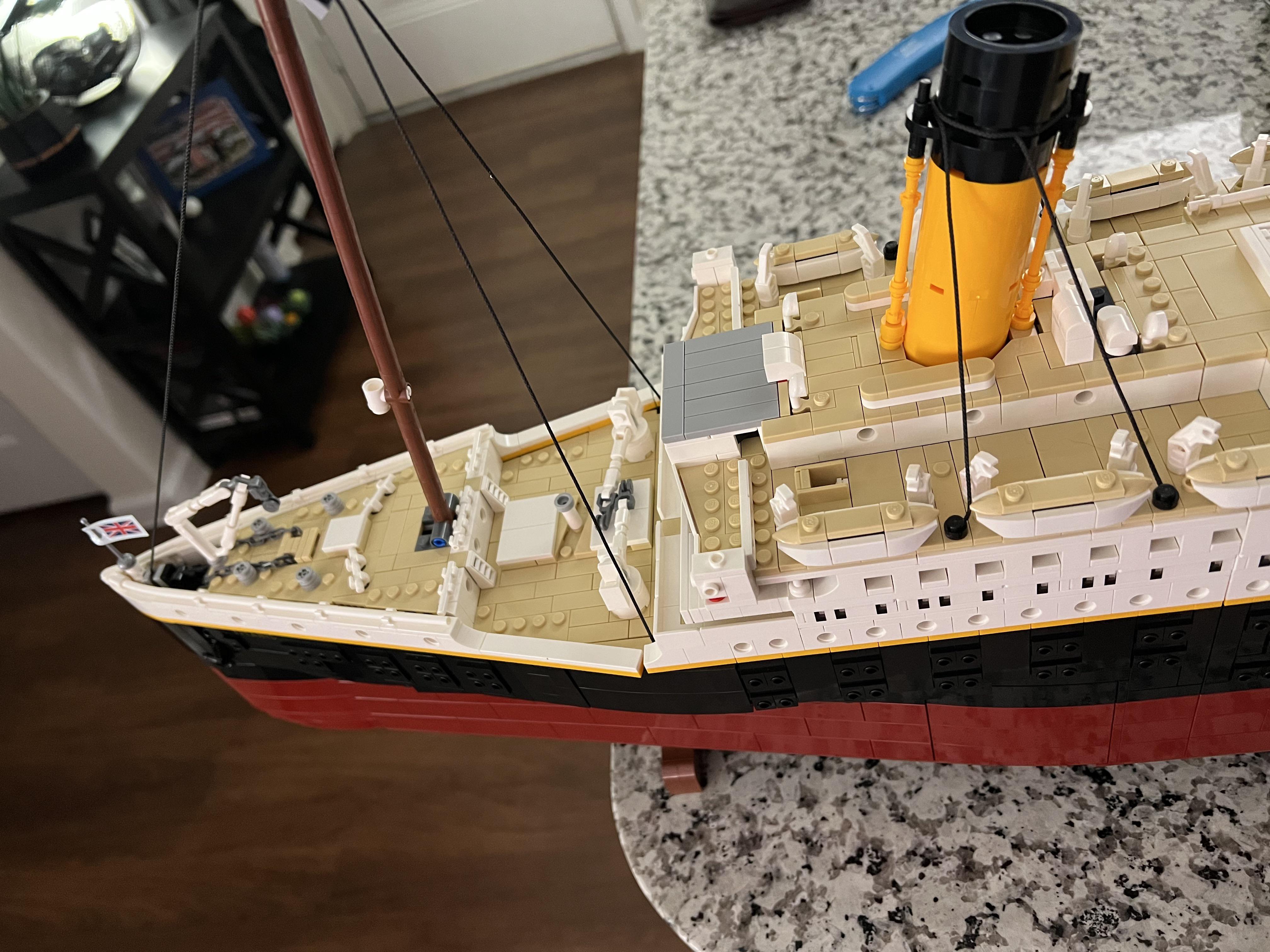 Finished the LEGO Titanic and after reading comments in this sub I