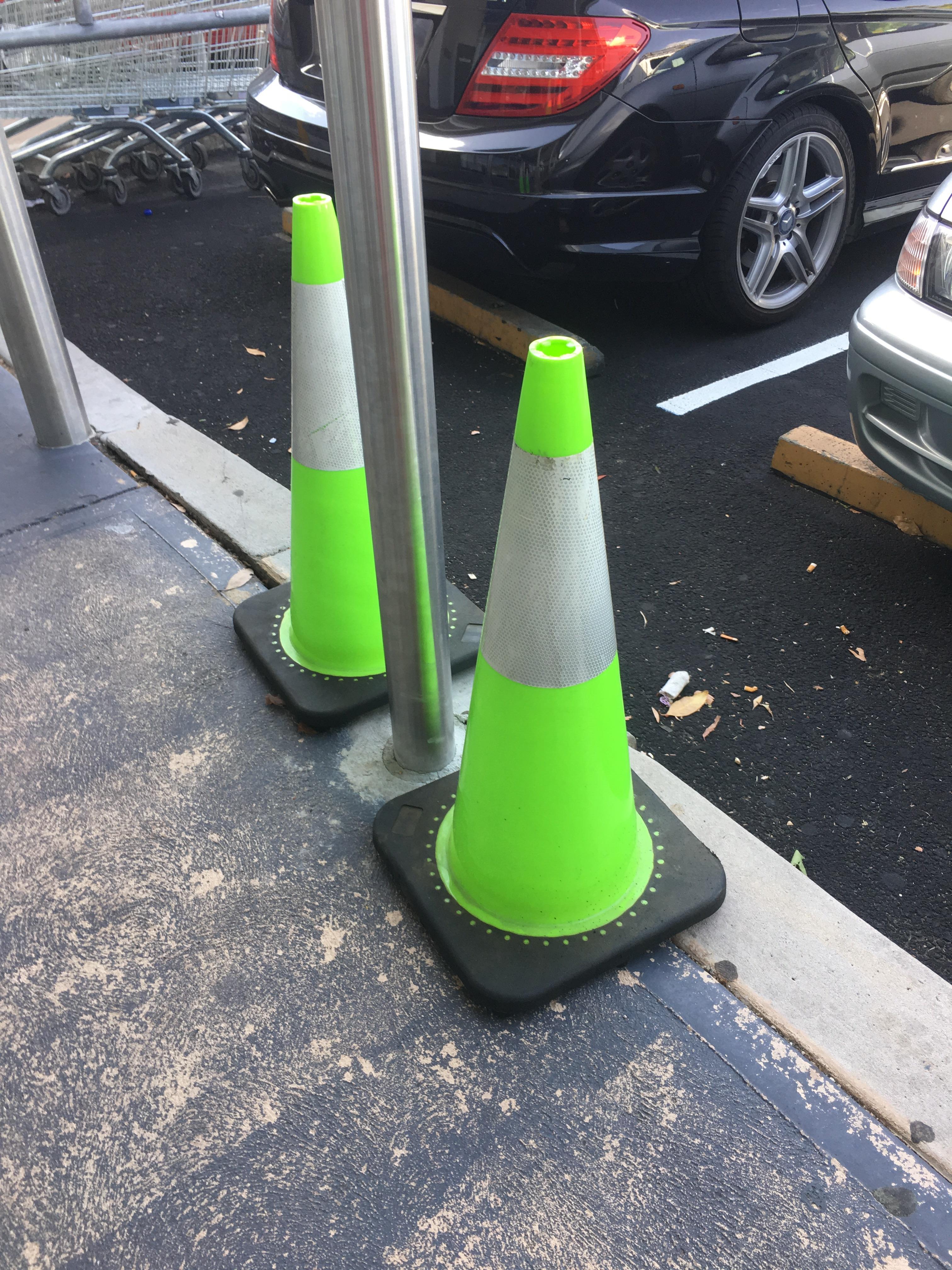 Green traffic cones! r/RealLifeShinies