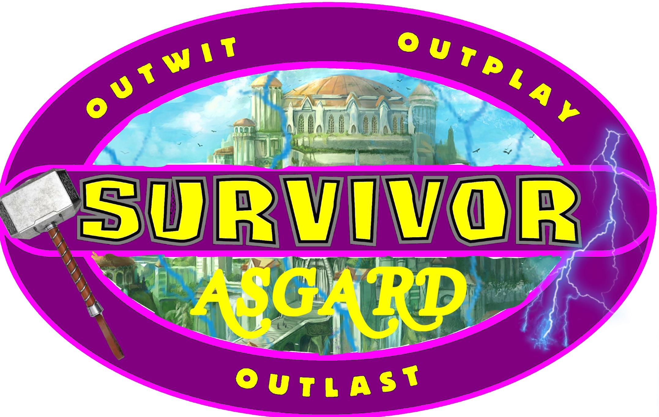 A custom Asgard logo survivor