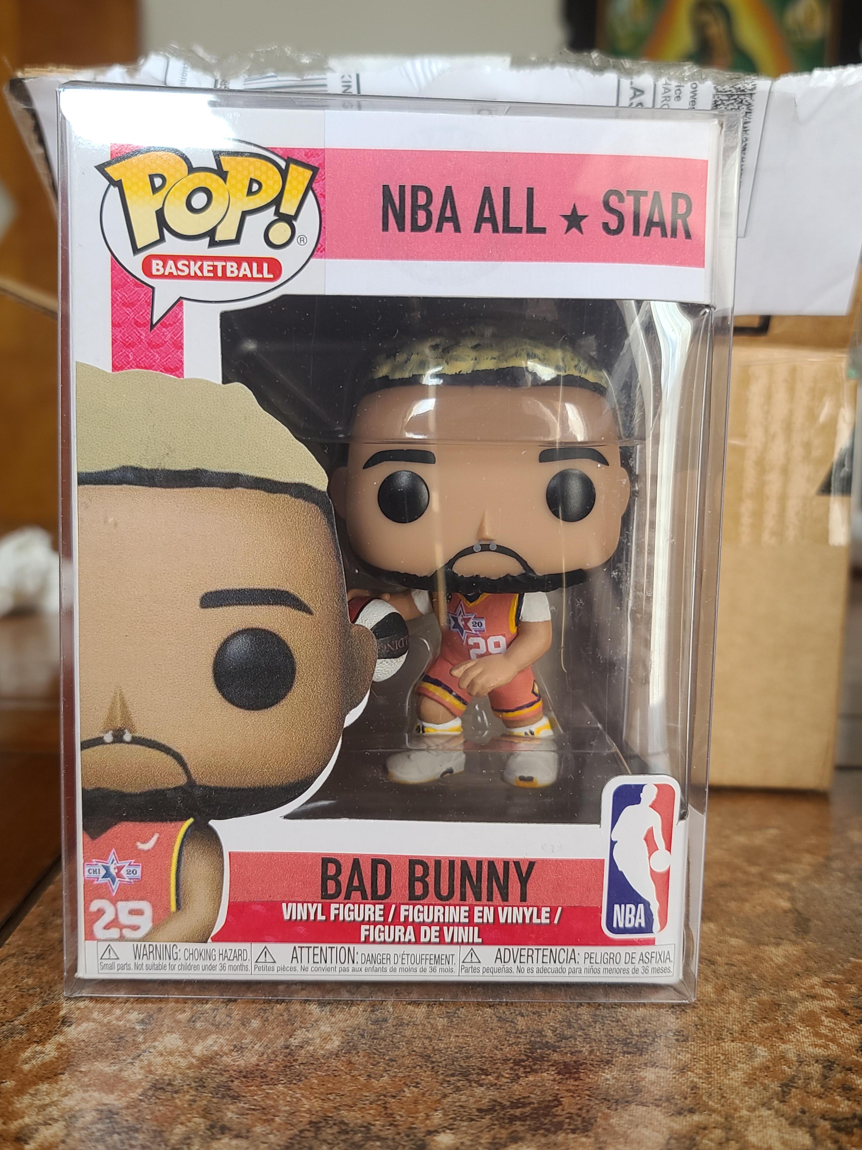 A Custom Bad Bunny All Star Celebrity Game Funko POP. funkopop