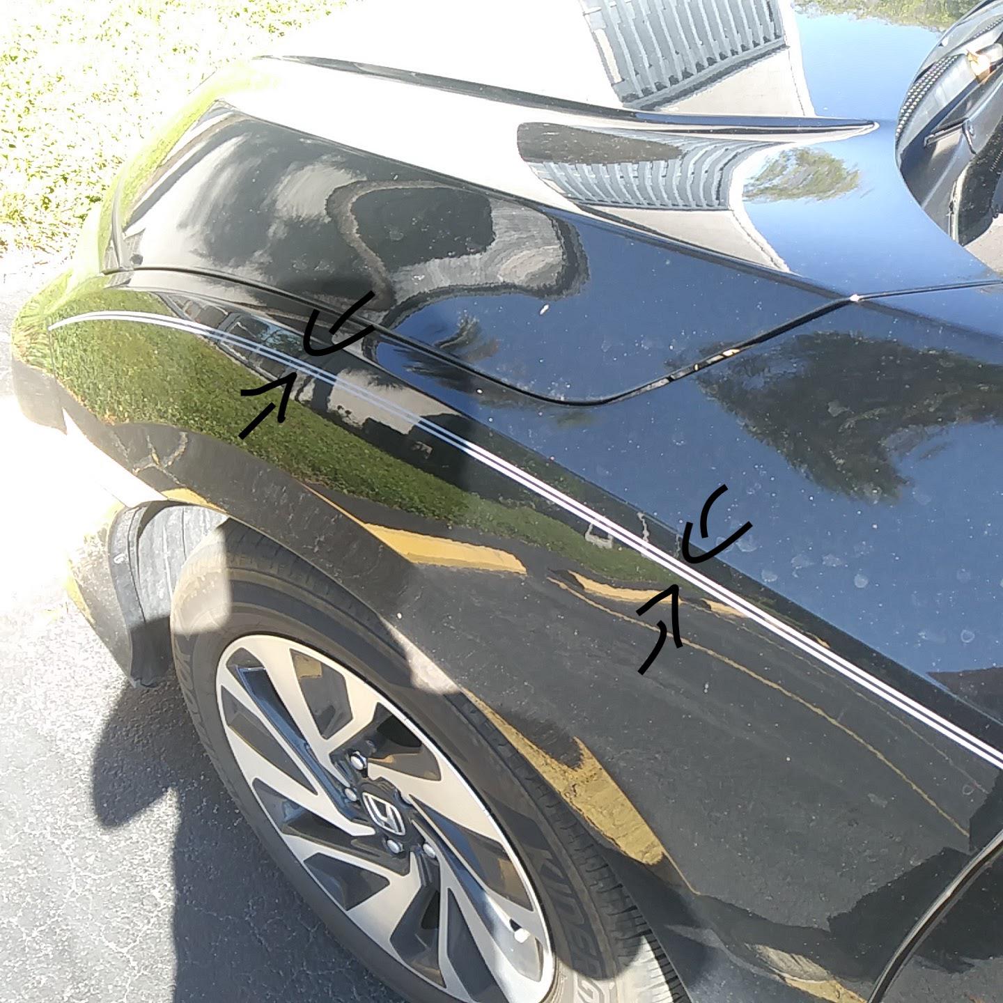 How to remove these lines? It's like some sort of decal, came with the