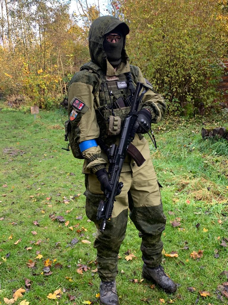 Finally the weather was cold enough to use my Russian loadout r/airsoft