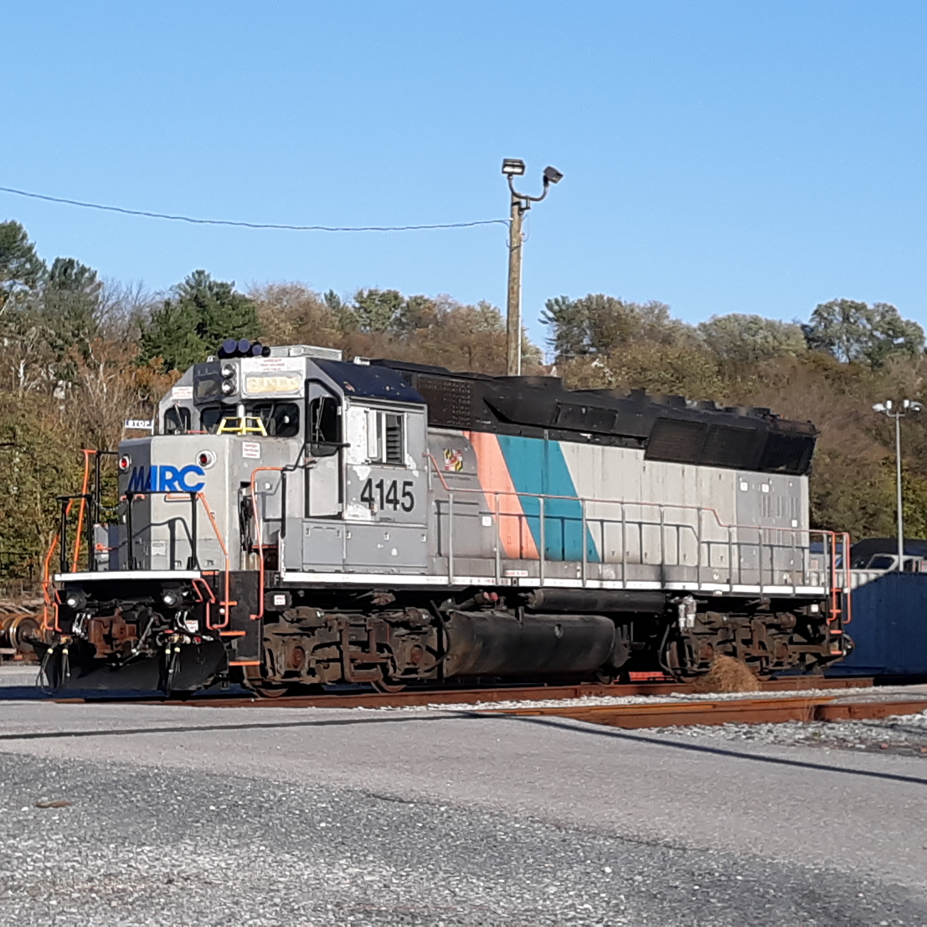 Maryland Area Regional Commuter (MARC) GP40PH2 4145 in Brunswick, MD