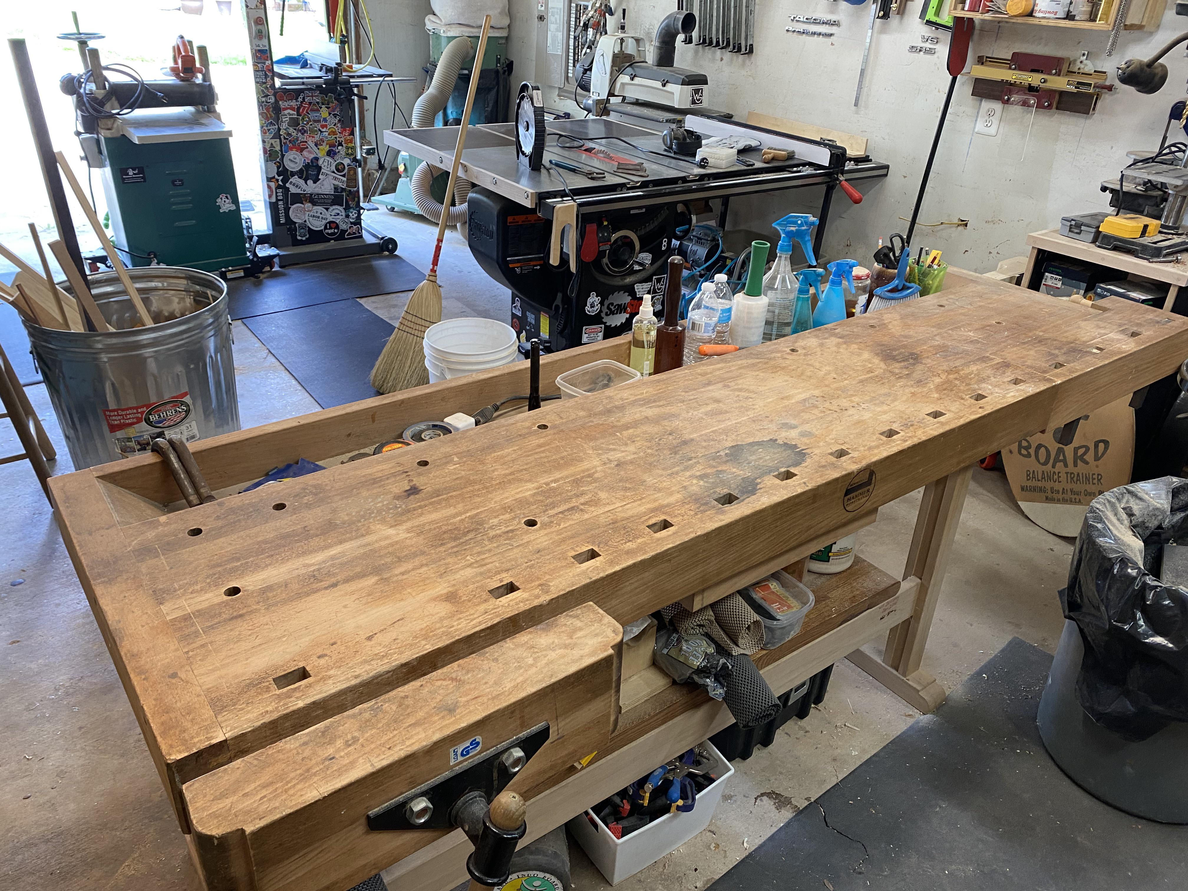This bench was the first tool I bought when I was setting up my shop