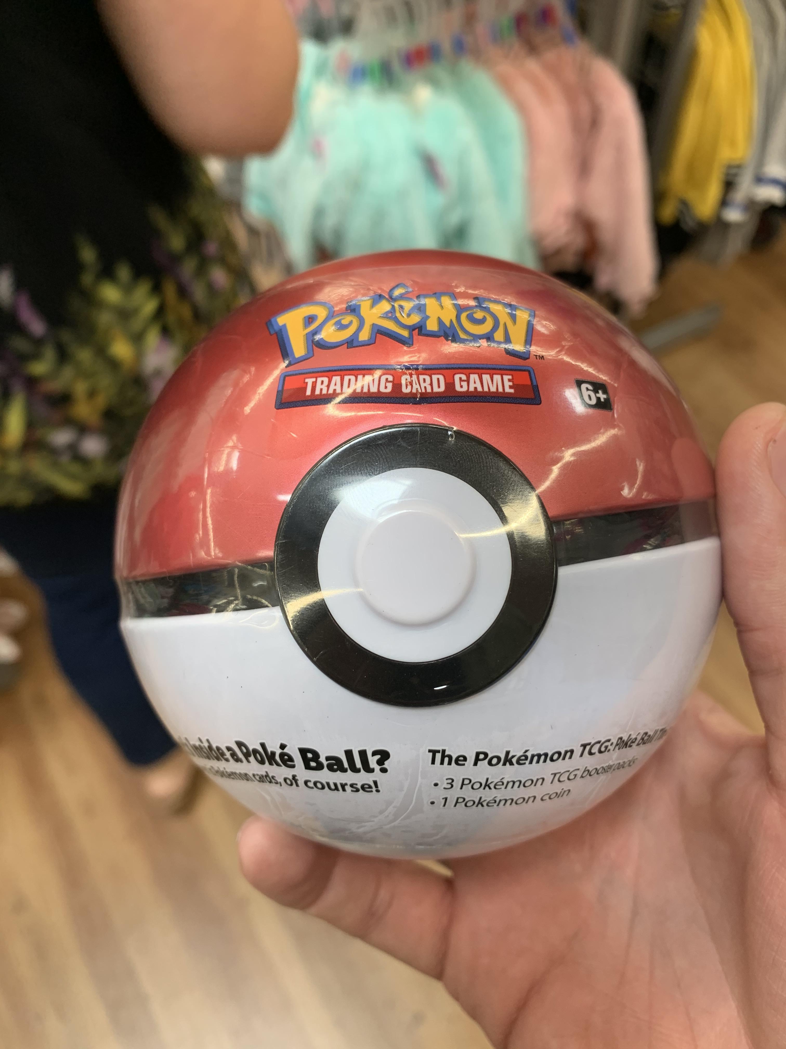 3.50 Pokeballs at Walmart! Contains 3 booster packs and a coin. Normal