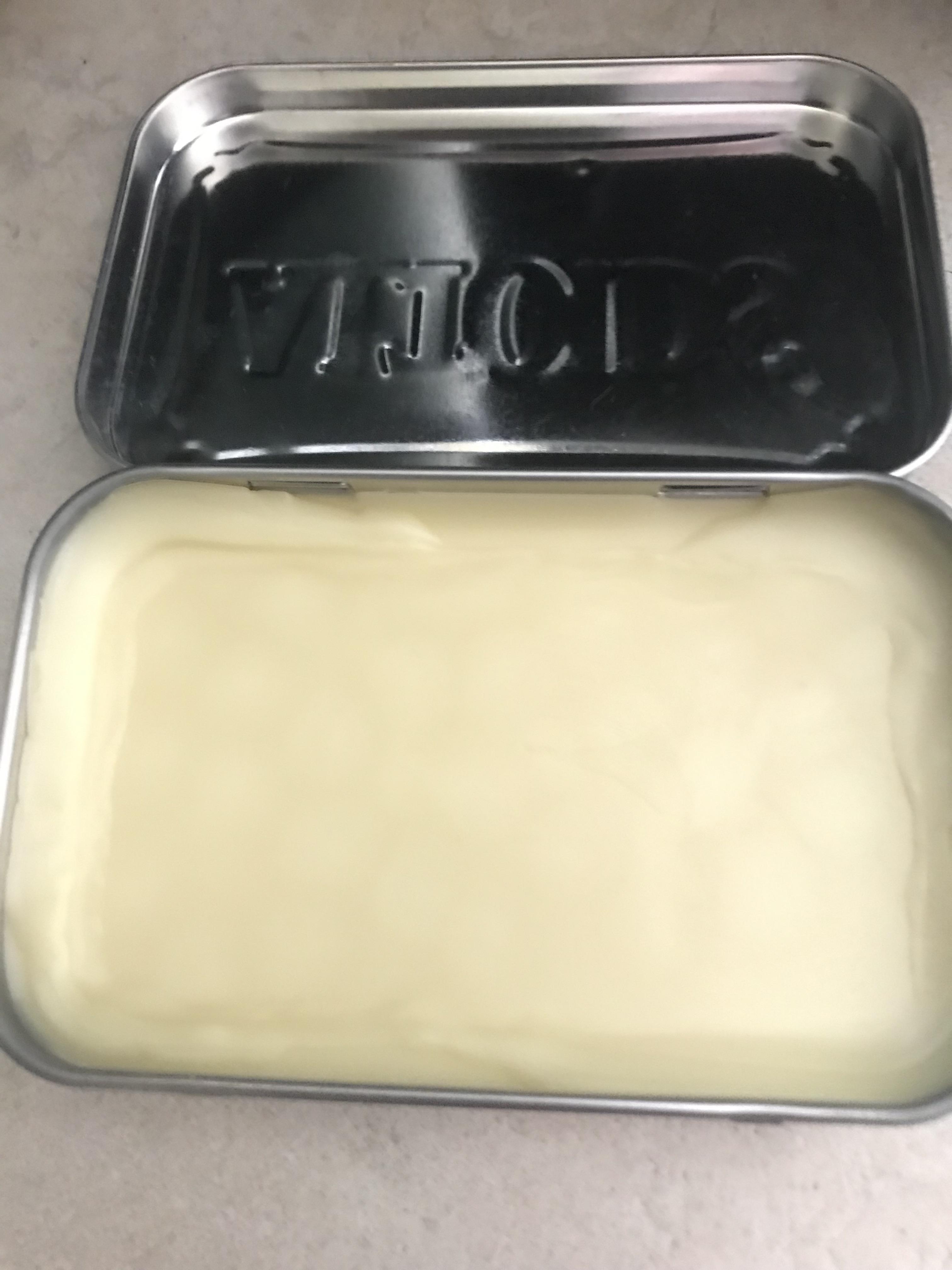 Well my bees wax came in today, I made my first batch of stache wax