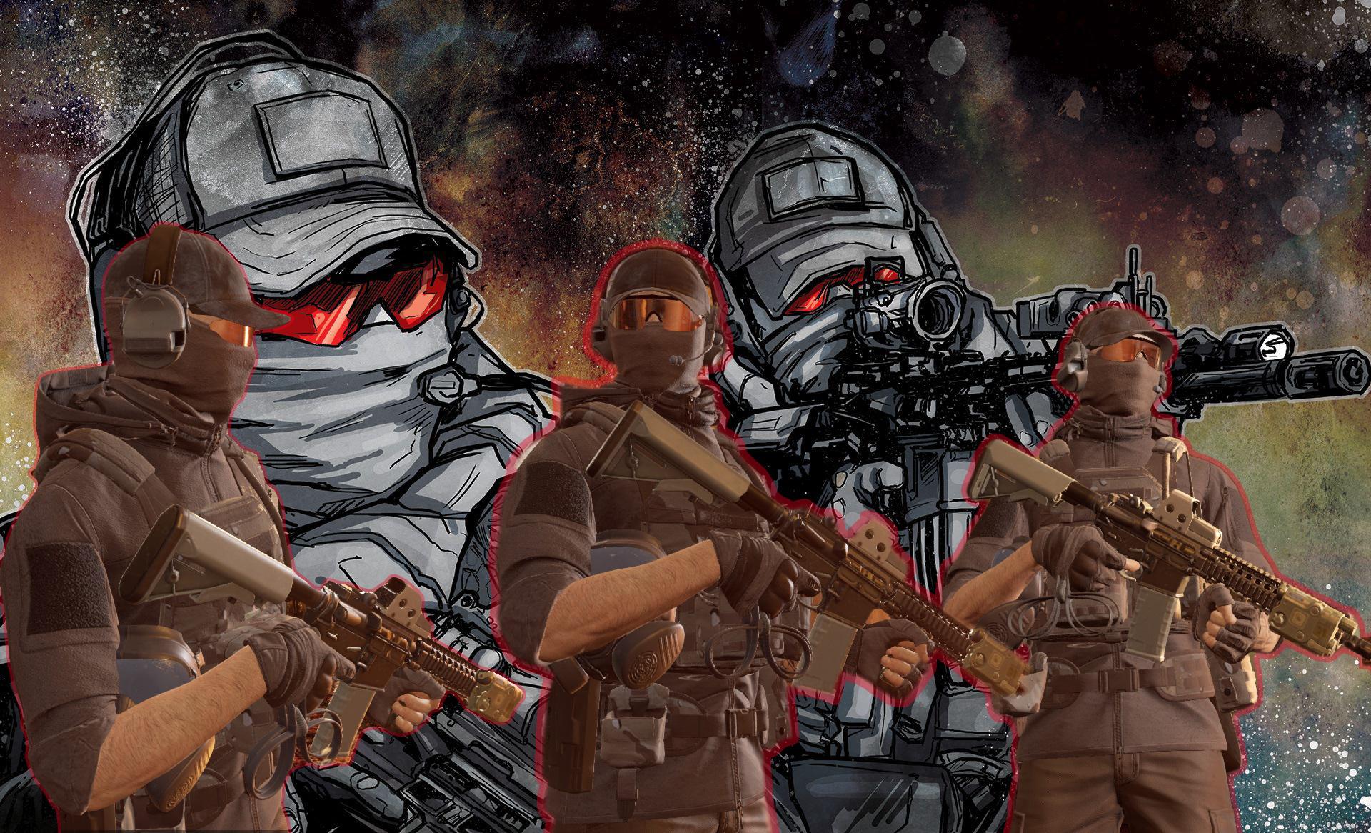 Black powder red earth inspired clothing. PSpls add neck shemagh r