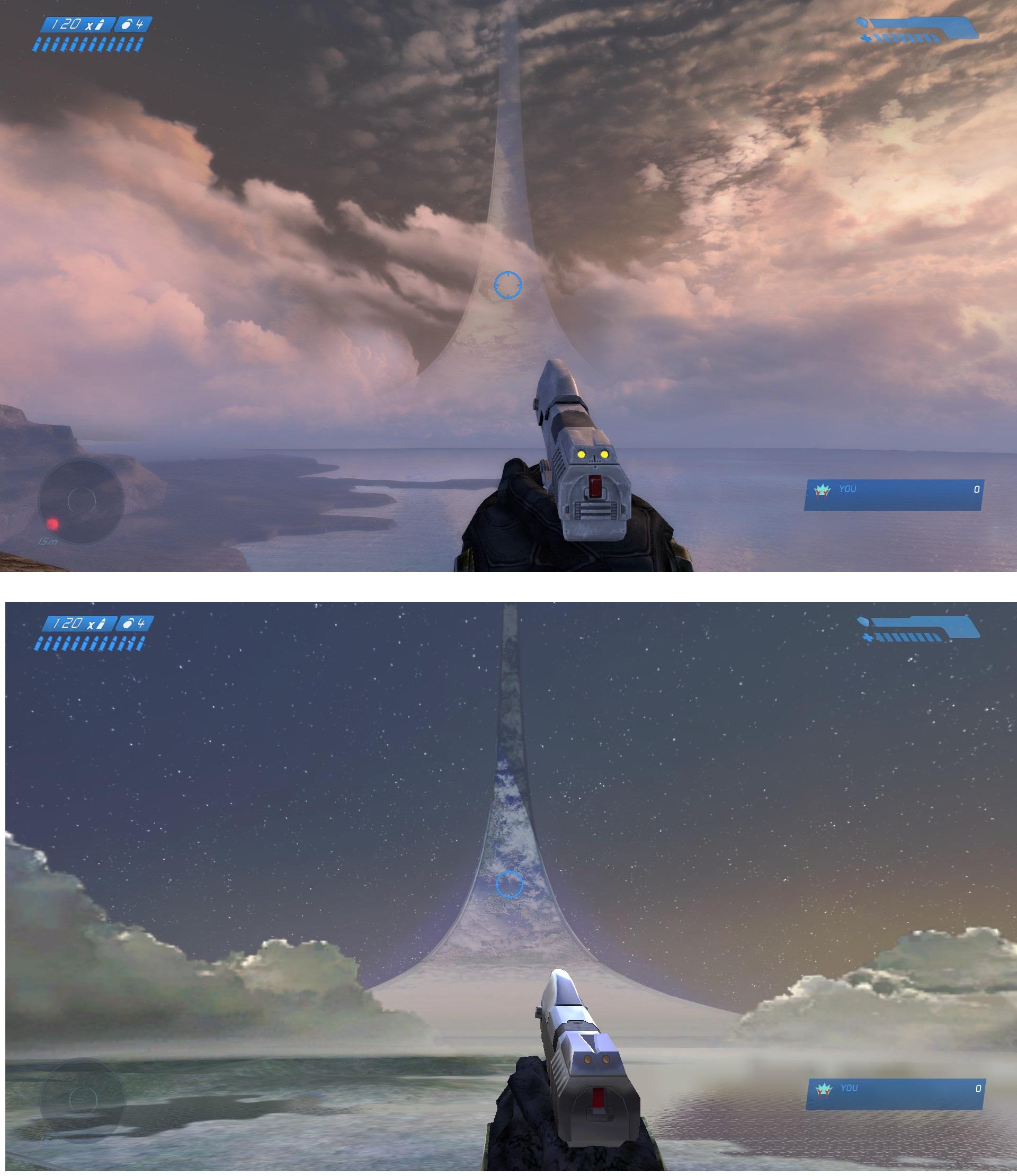 Why the Halo Ring looks more detailed in the original graphics? r/halo