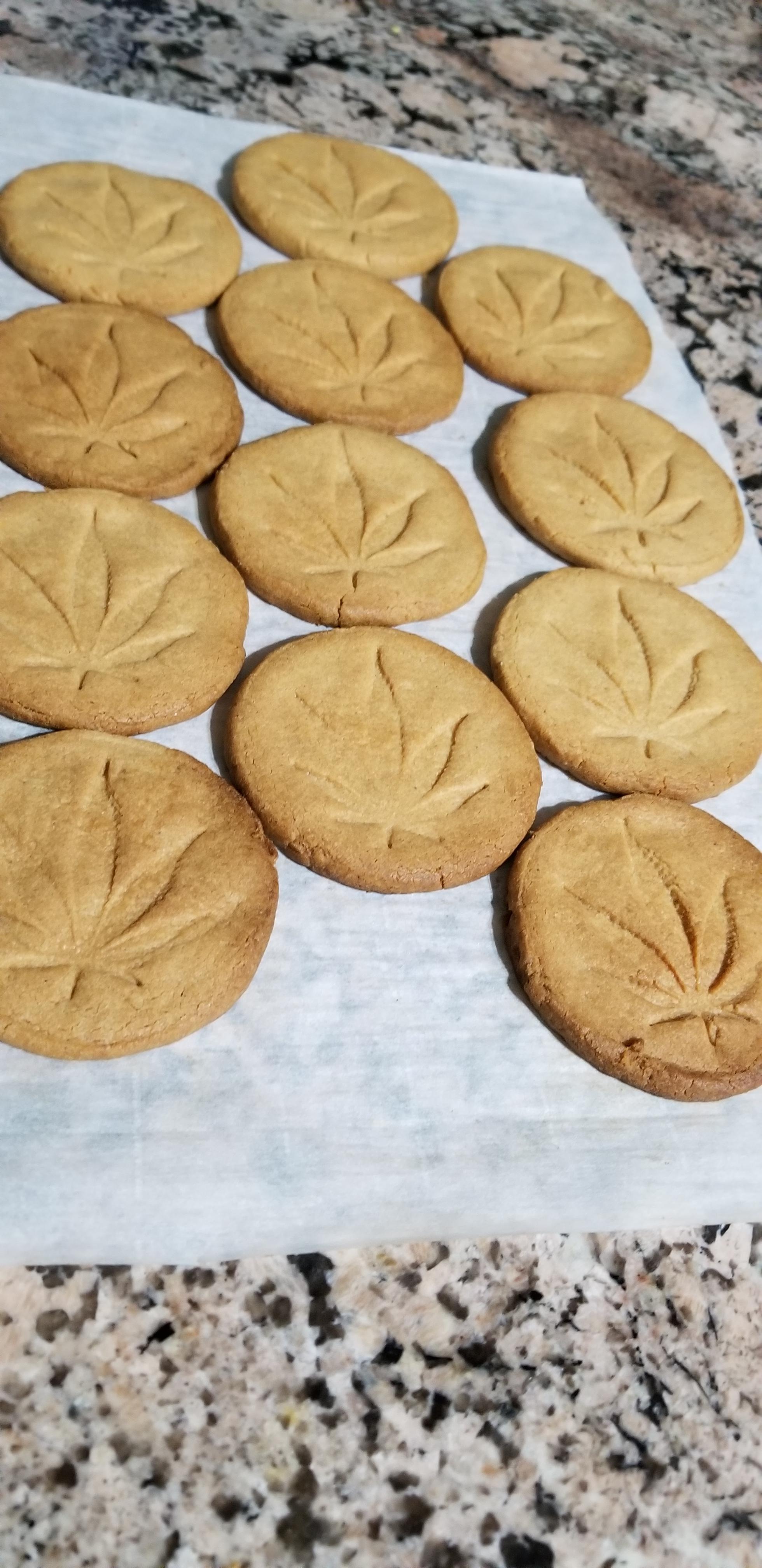 Peanut Butter Cookies, 138mg Delta8 distillate a piece, marked