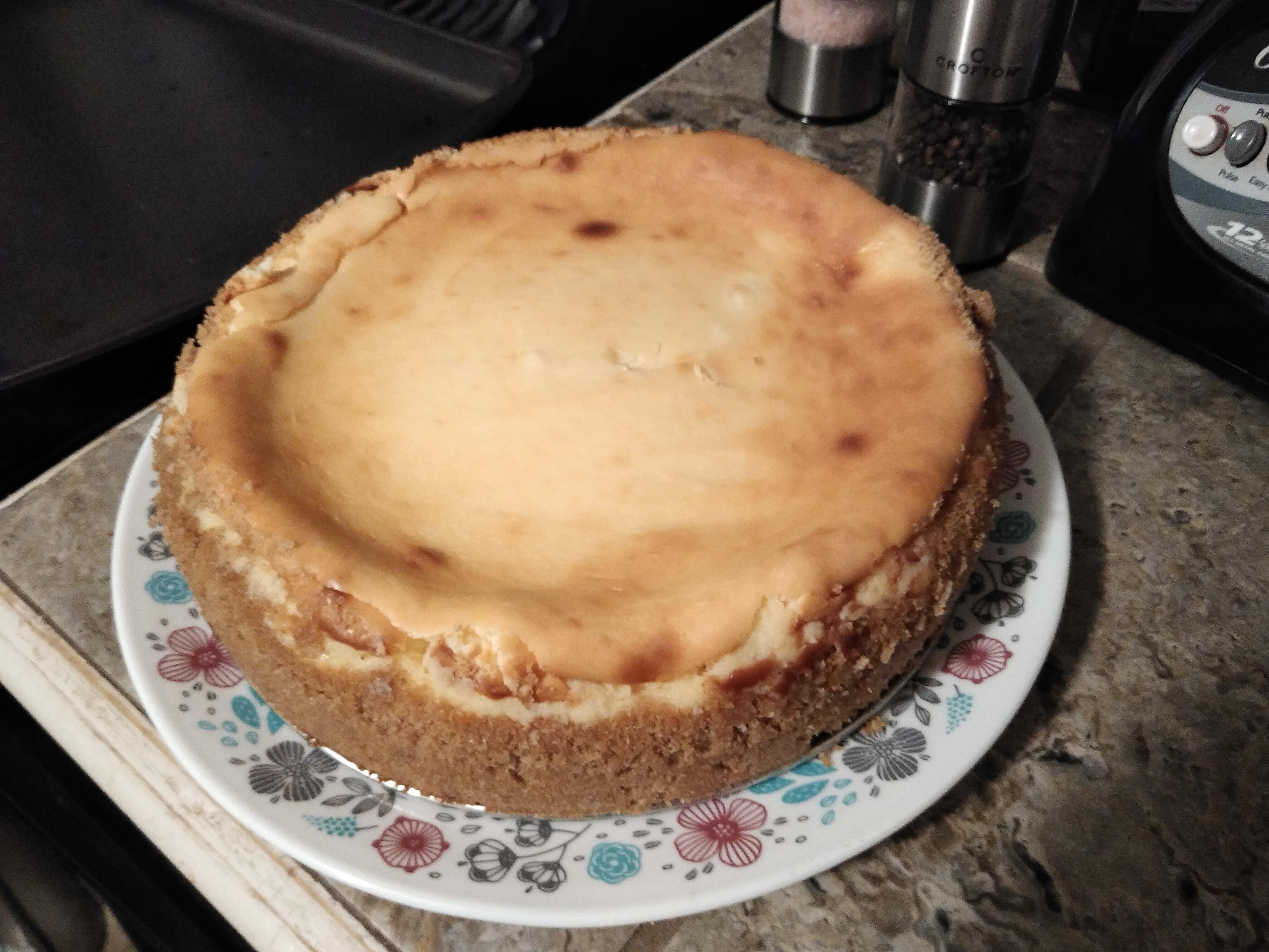 Gluten free cheesecake using the Philadelphia cream cheese recipe and