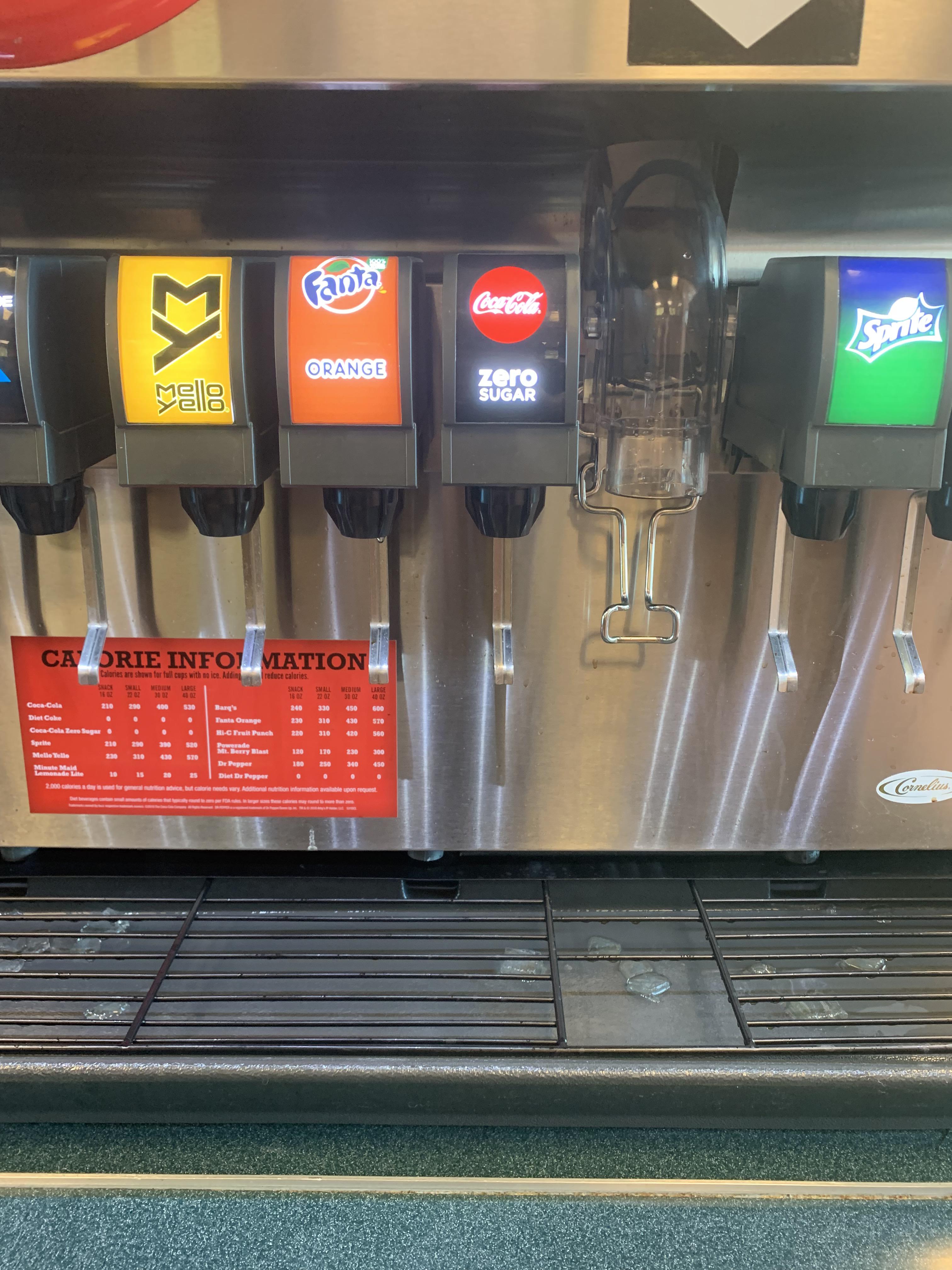 these soda dispensers light up r/mildlyinteresting