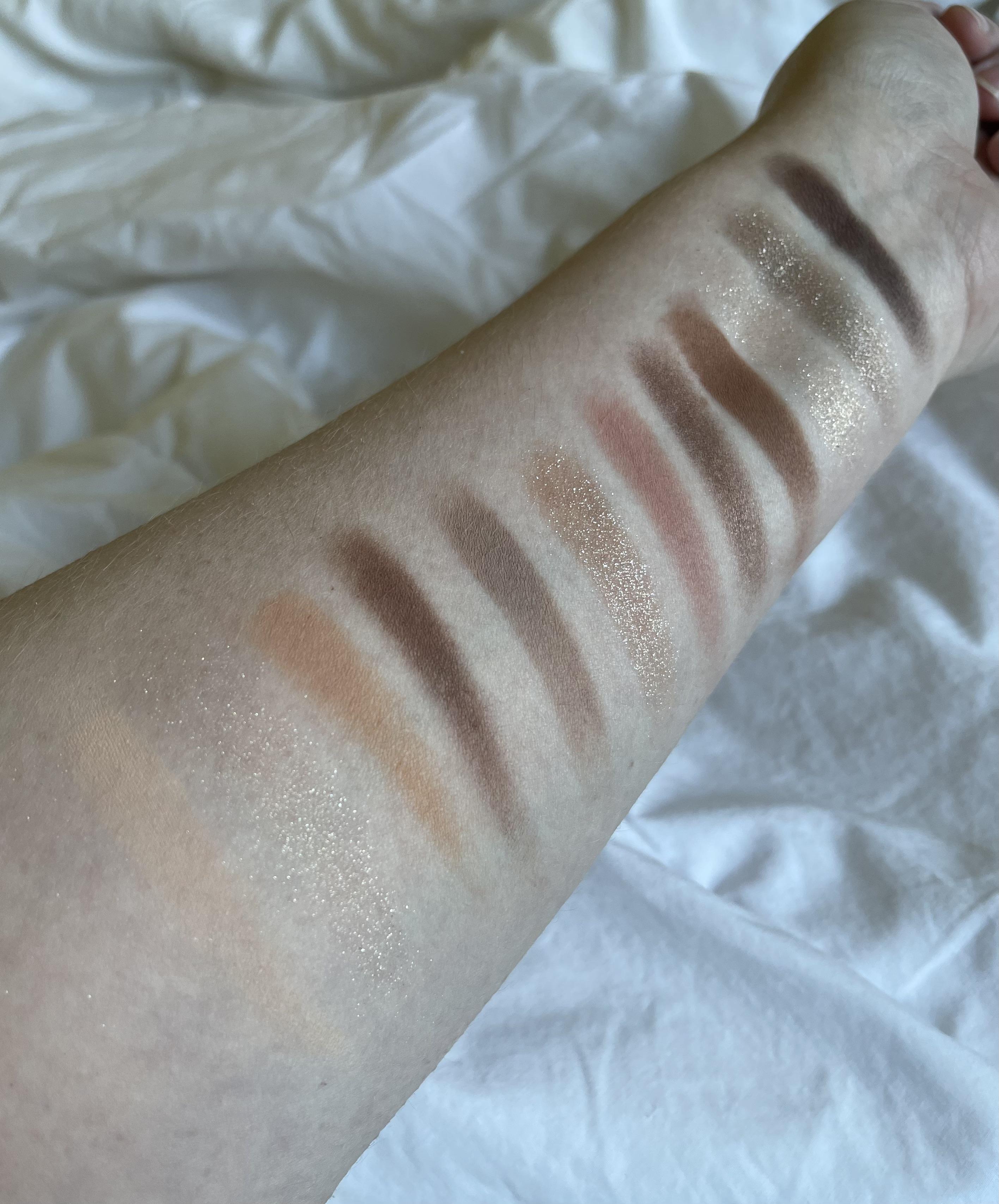 Swatches of Makeup By Mario Ethereal Eyes Palette r/PaleMUA