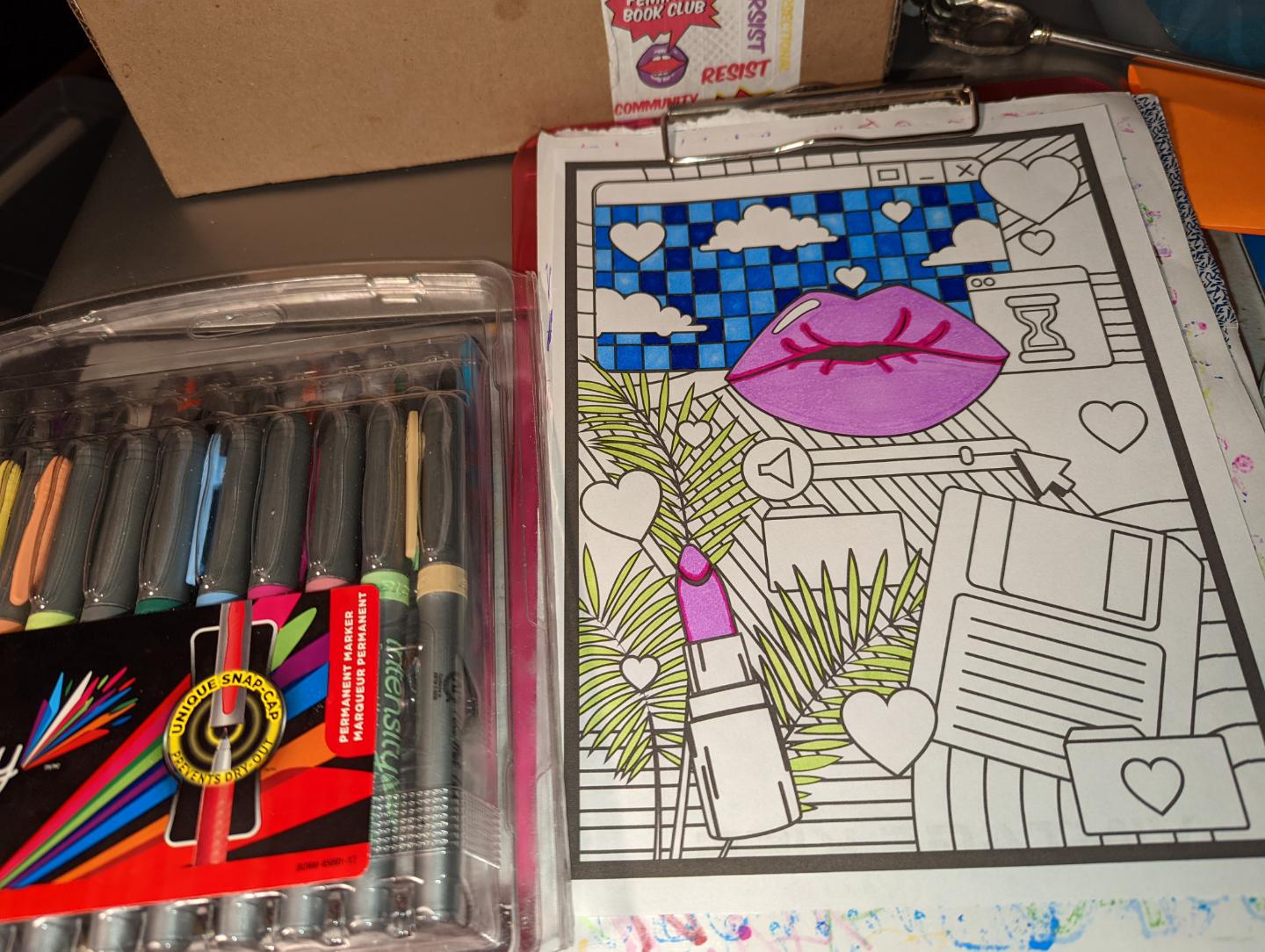 my first page from one of my new books r/Coloring