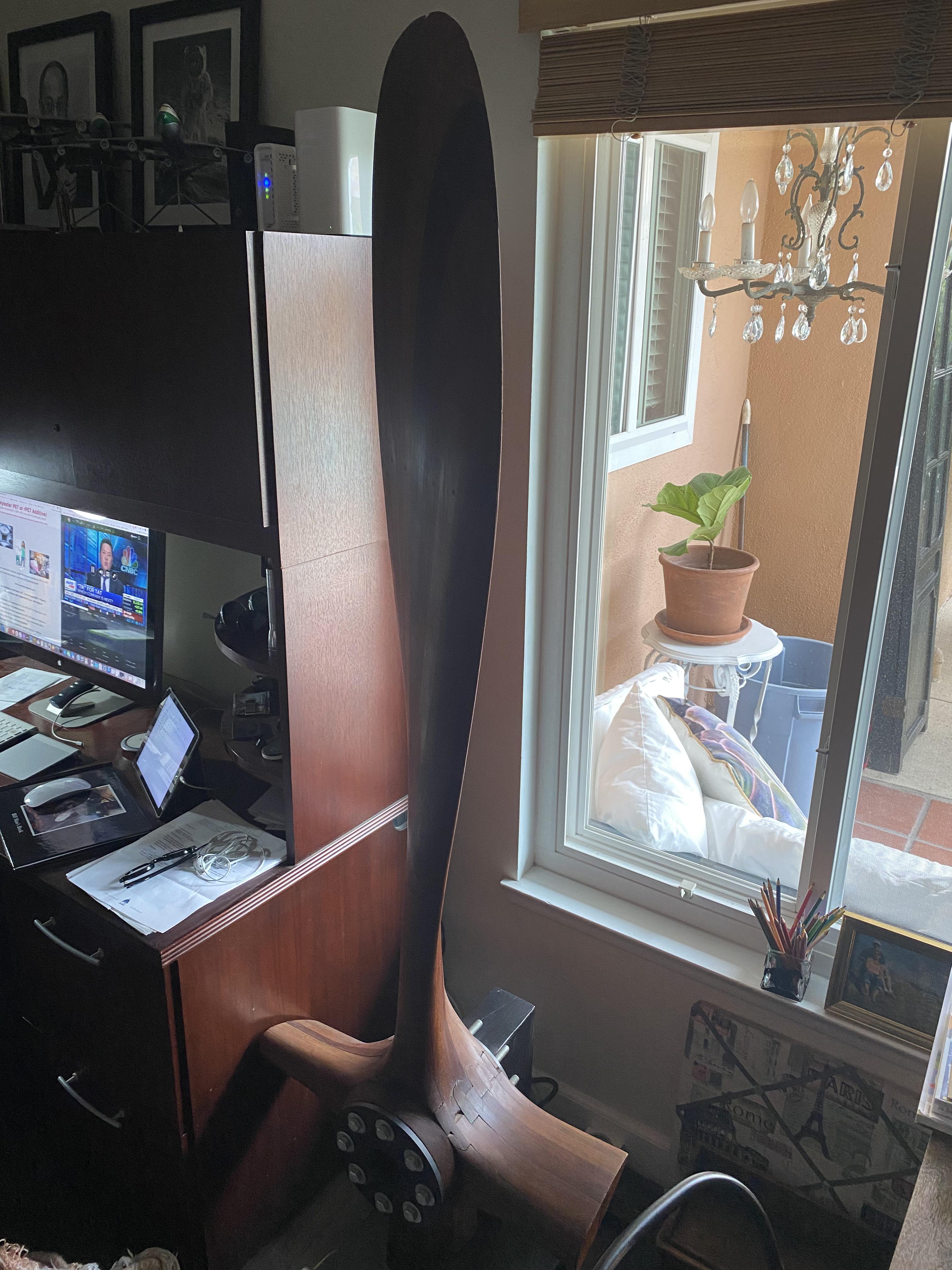 An RE8 Wooden prop my customer had r/aviation