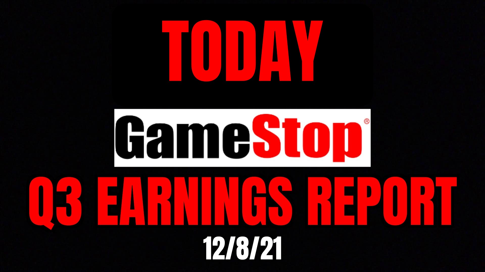 ⚫ Q3 ER TODAY [After The Market Closes, Conference Call 500 PM ET] 🔴
